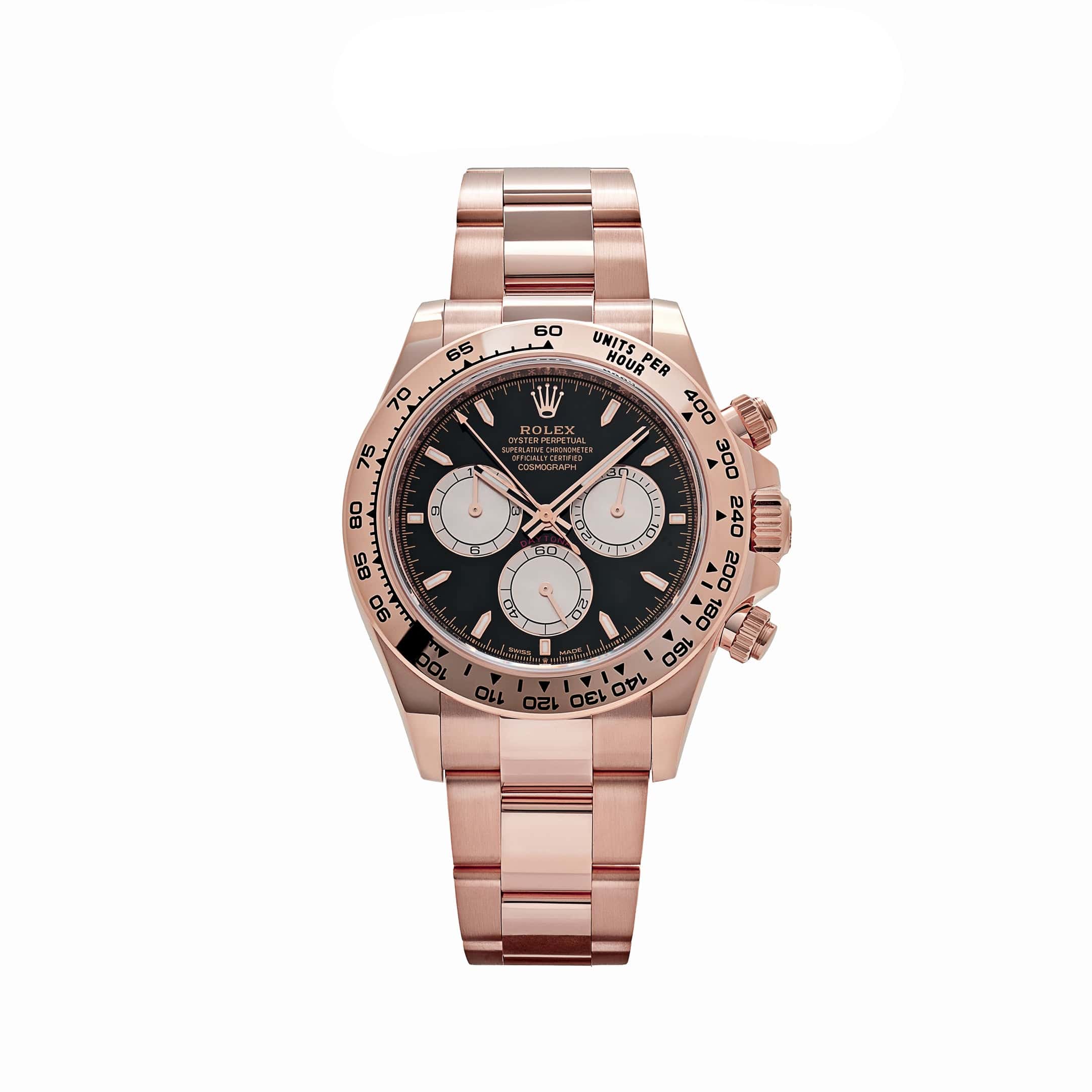Rolex Cosmograph Daytona 126505 Rose Gold Bright Black and Sundust Dial (2023)