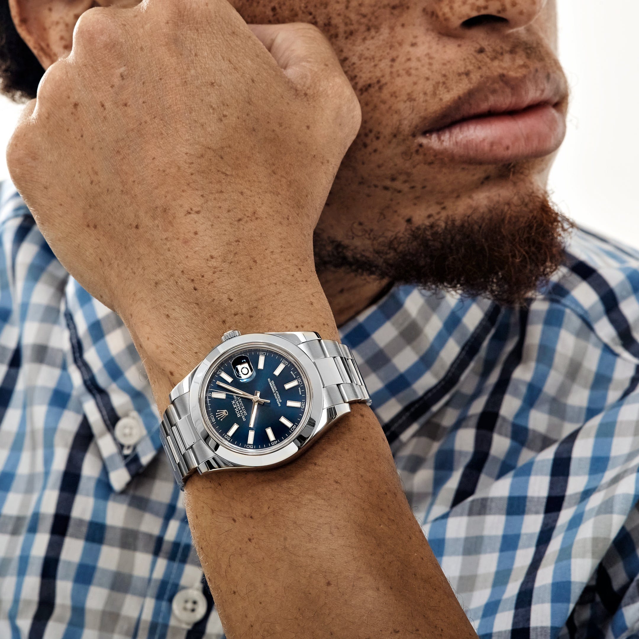 Rolex Datejust 116300 Stainless Steel Blue Dial Oyster (2014)