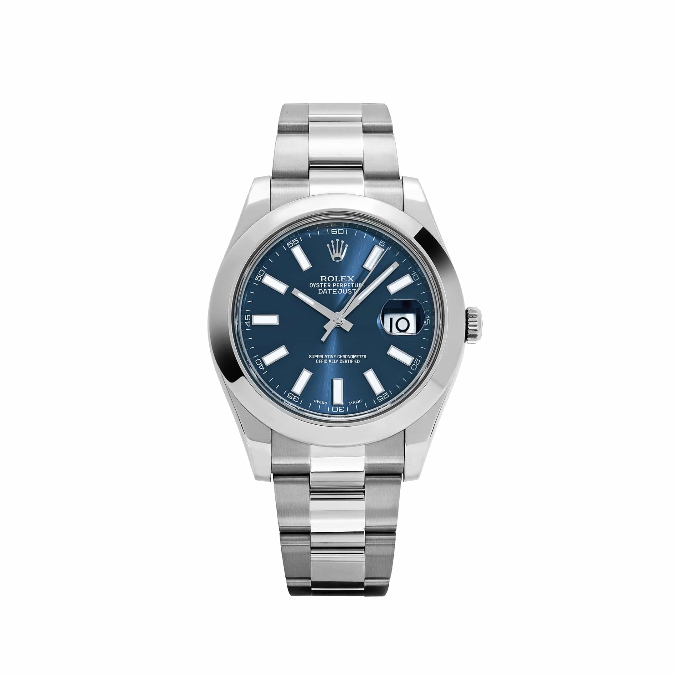 Rolex Datejust 116300 Stainless Steel Blue Dial Oyster (2014)