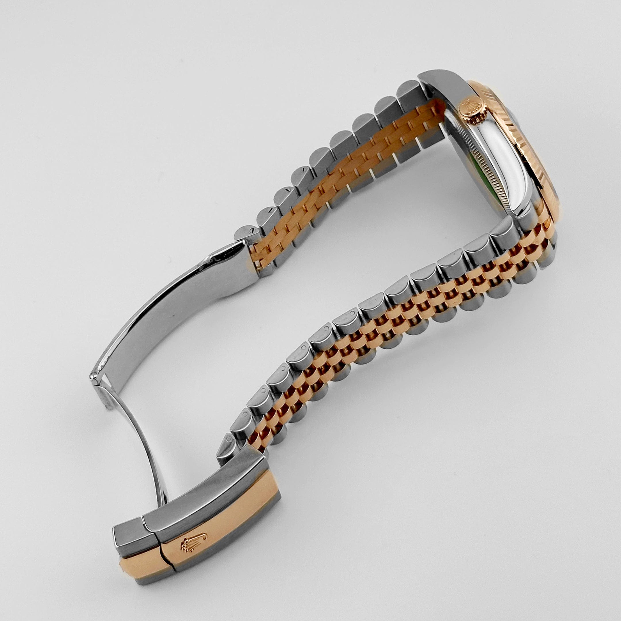 Rolex Datejust 126231 Rose Gold Stainless Steel Slate Motif Diamond Dial (2023)