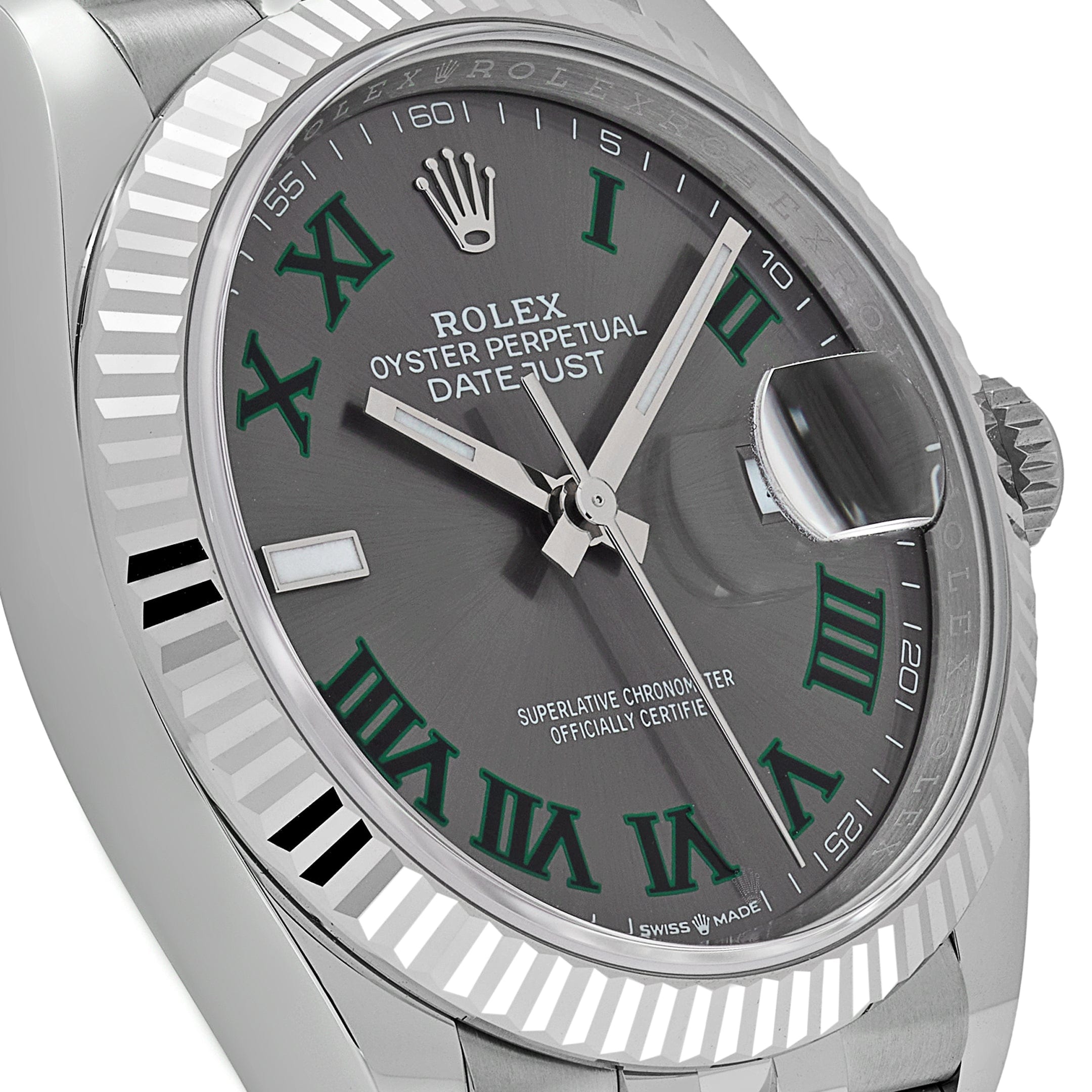 Rolex Datejust 126234 Stainless Steel Slate 'Wimbledon' Dial Jubilee (2025)