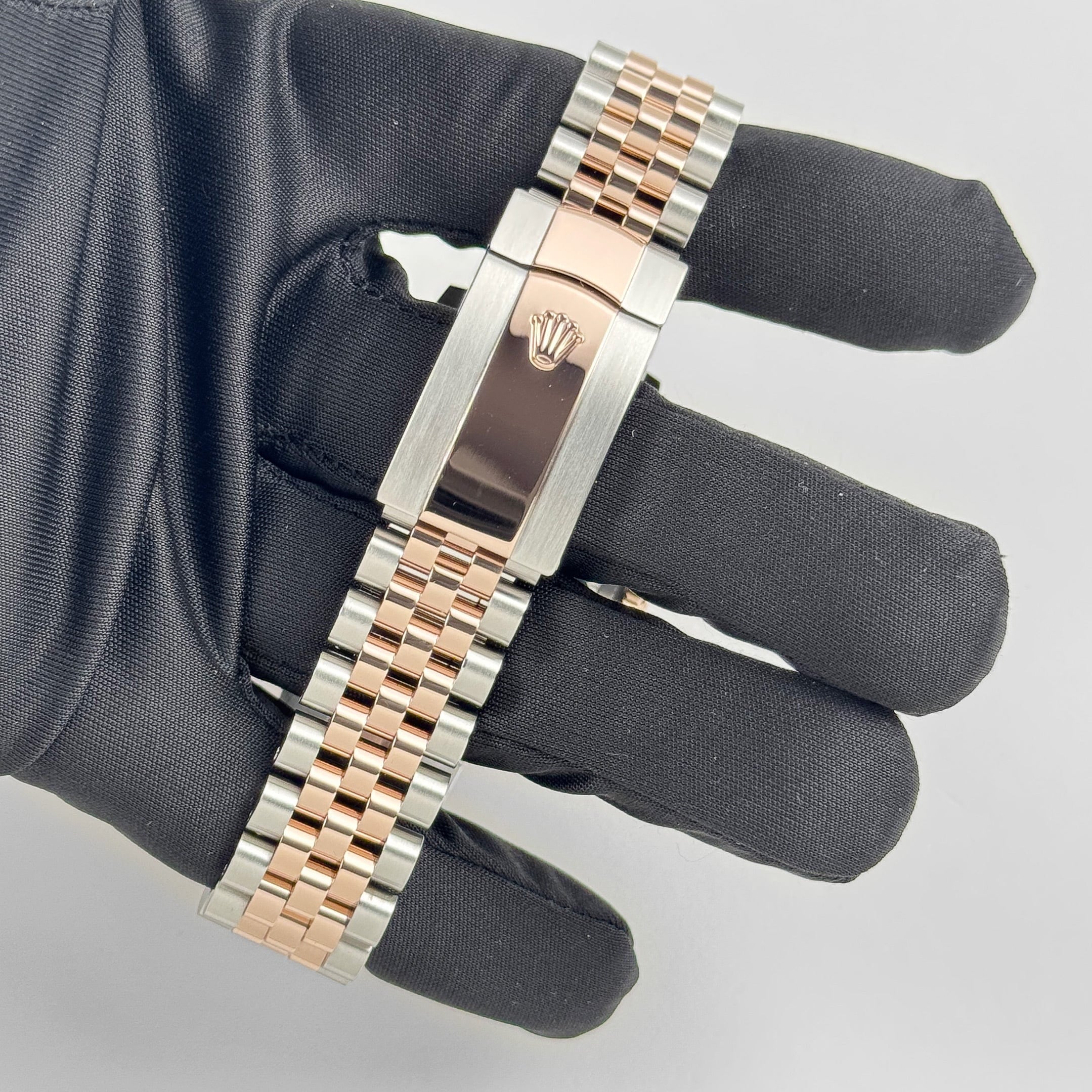 Rolex Datejust 126281RBR Rose Gold Stainless Steel Slate Diamond Dial Diamond Bezel (2023)