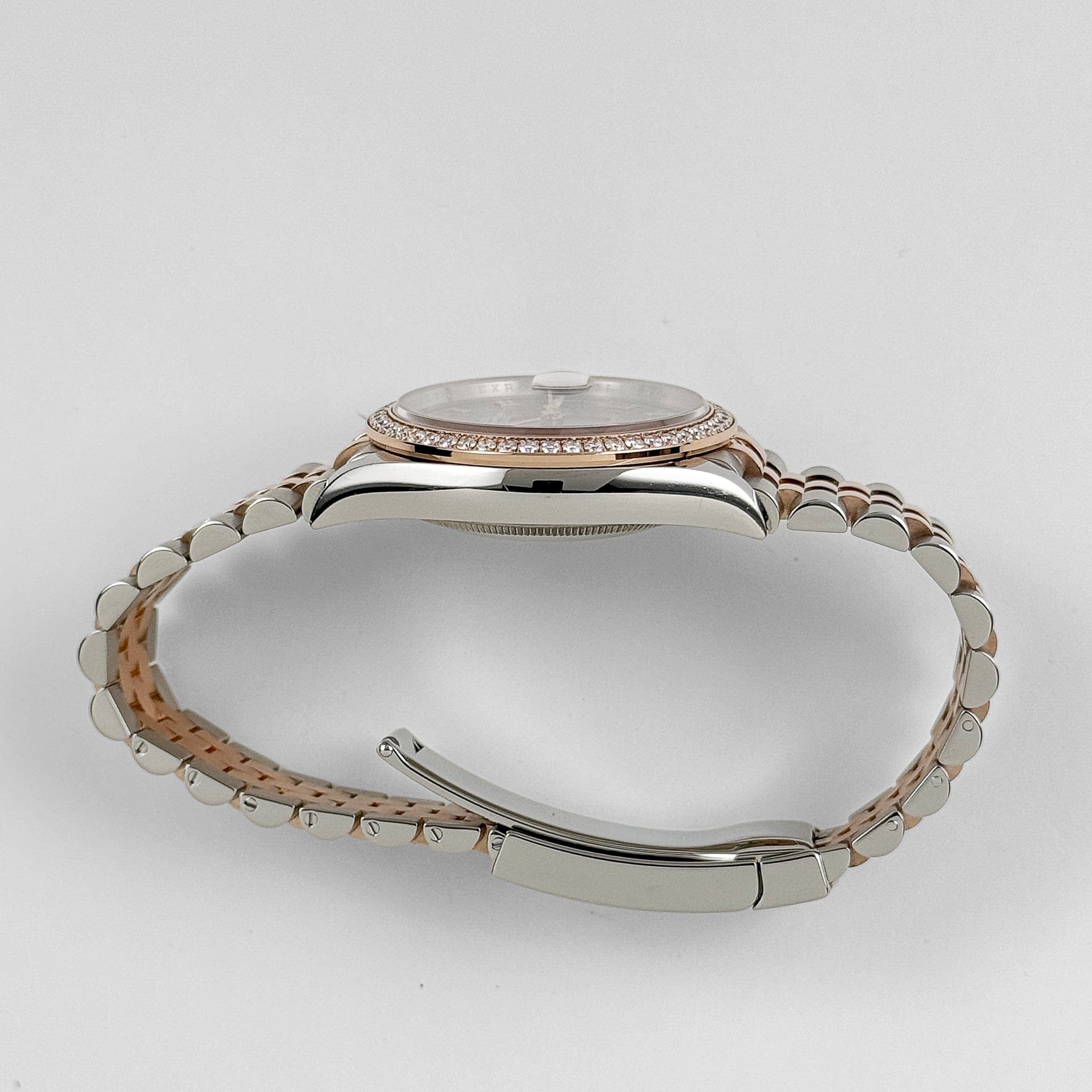 Rolex Datejust 126281RBR Rose Gold Stainless Steel Slate Diamond Dial Diamond Bezel (2023)