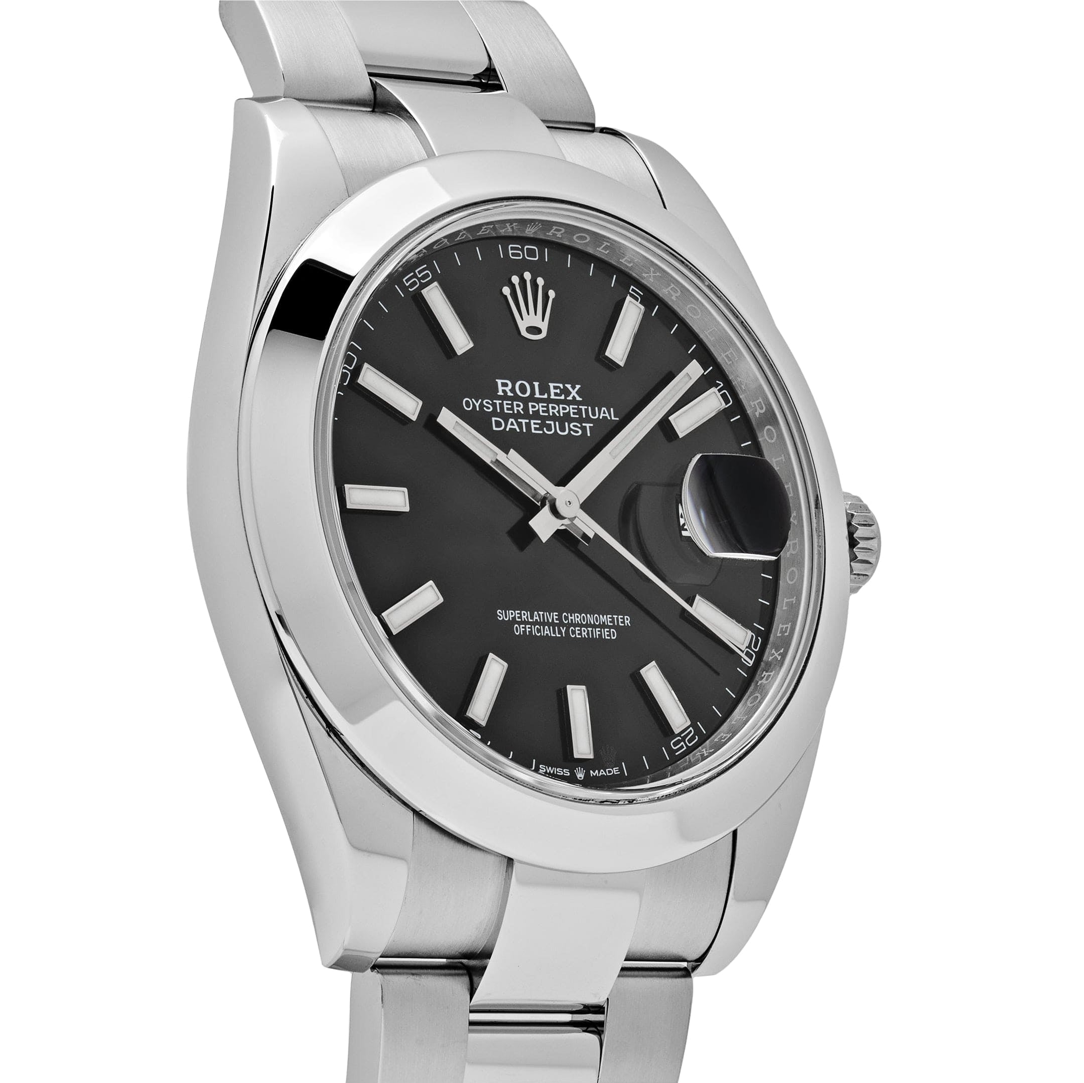 Rolex Datejust 126300 Stainless Steel Black Dial Oyster (2023)
