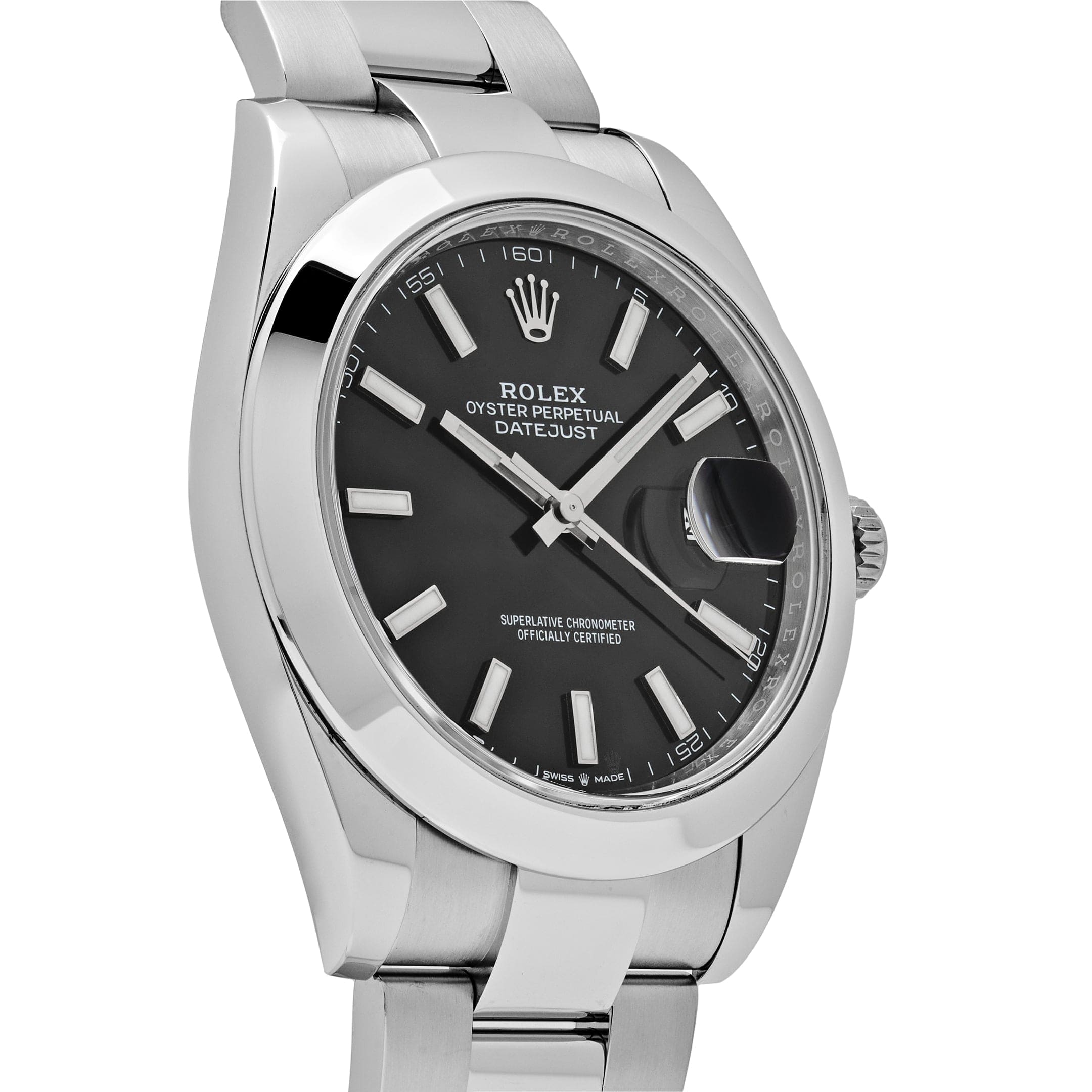 Rolex Datejust 126300 Stainless Steel Black Dial Oyster (2023)