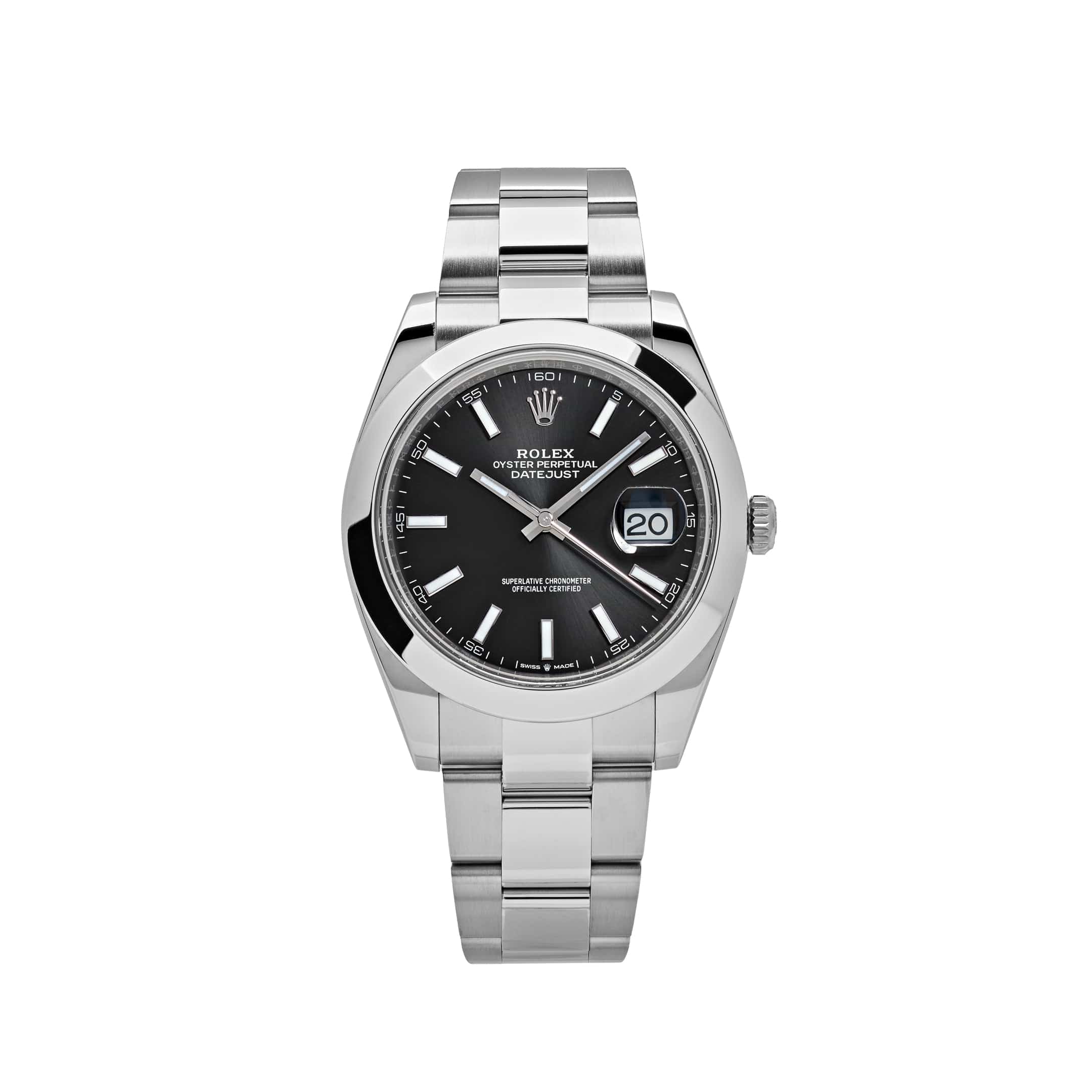 Rolex Datejust 126300 Stainless Steel Black Dial Oyster (2023)