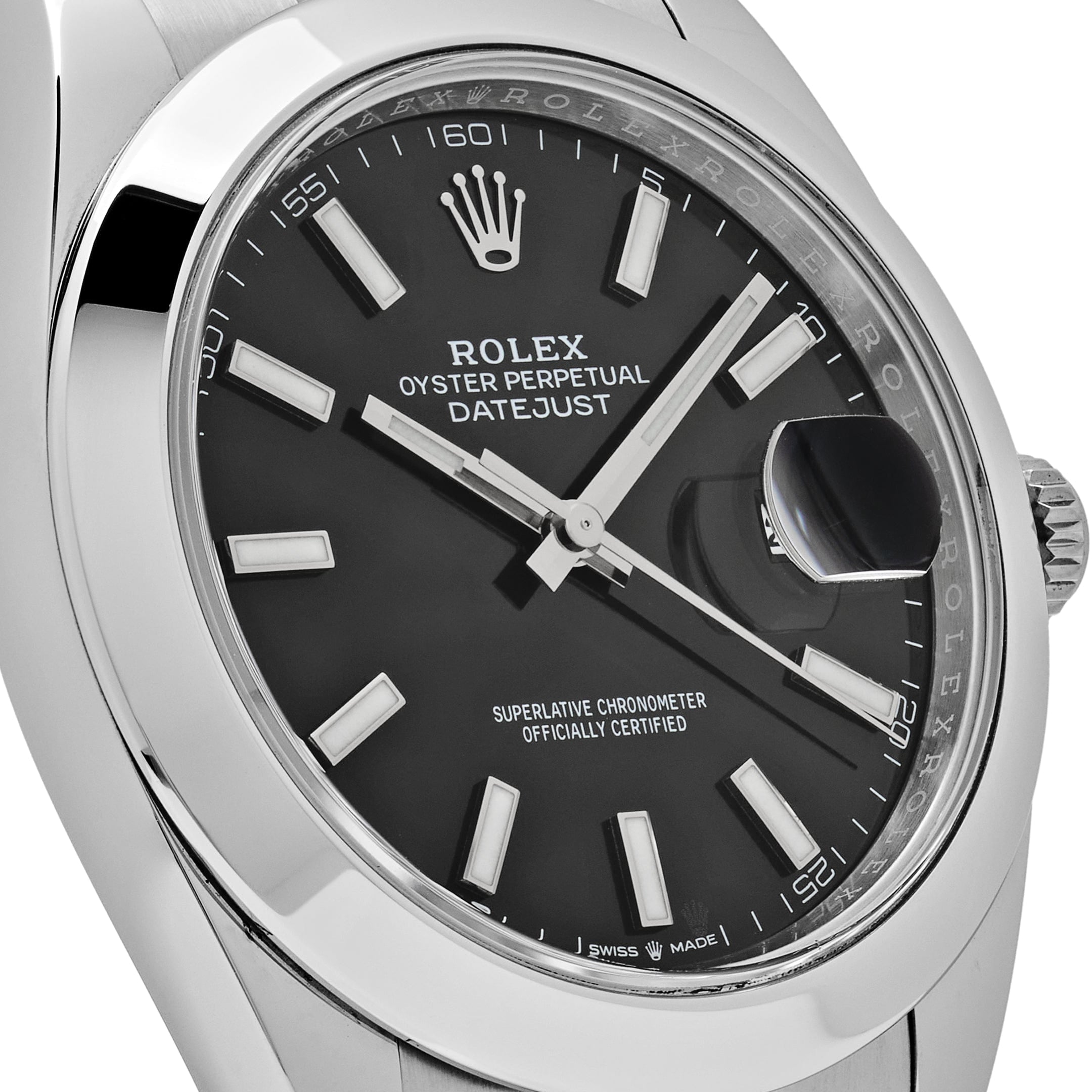 Rolex Datejust 126300 Stainless Steel Black Dial Oyster (2023)