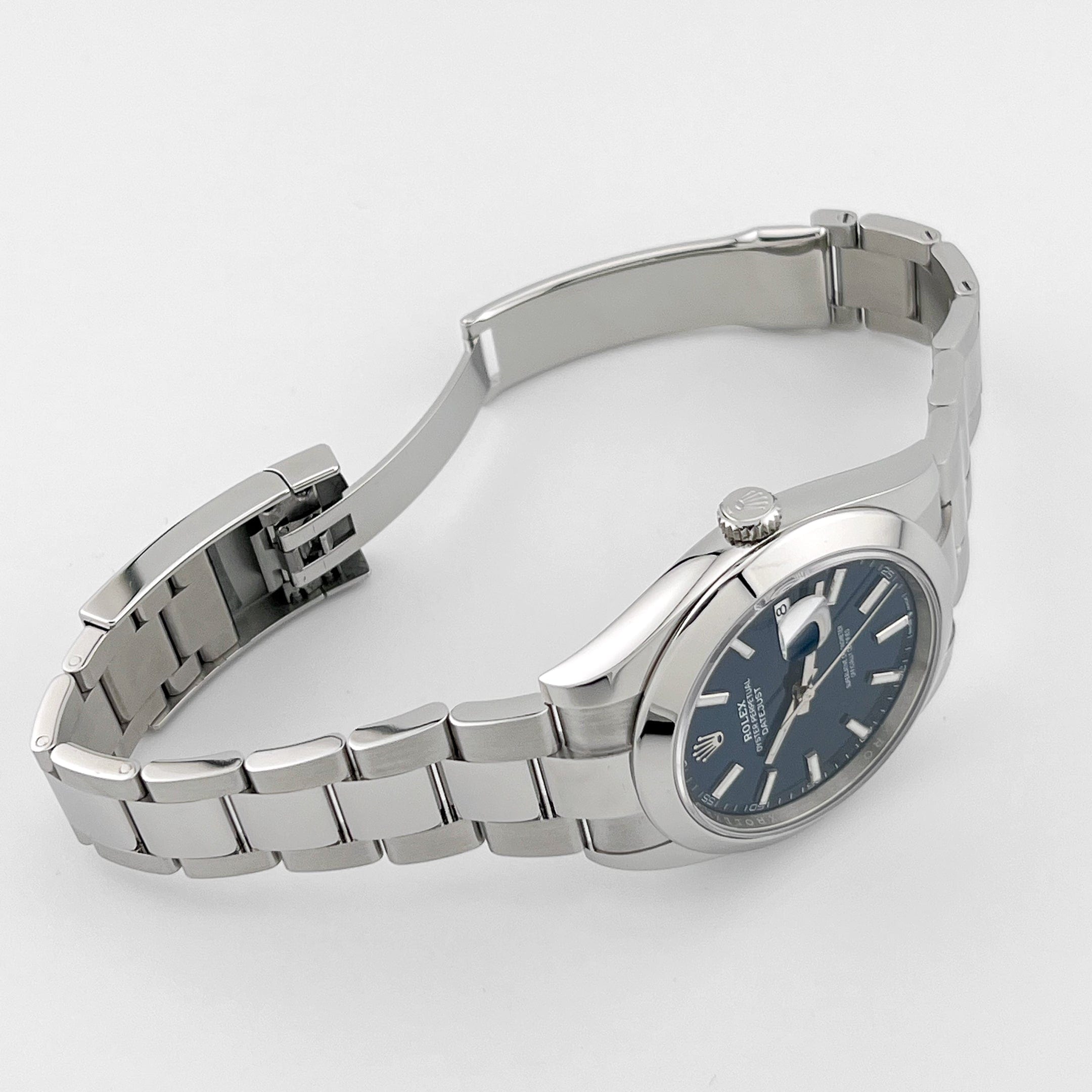 Rolex Datejust 126300 Stainless Steel Blue Dial Oyster