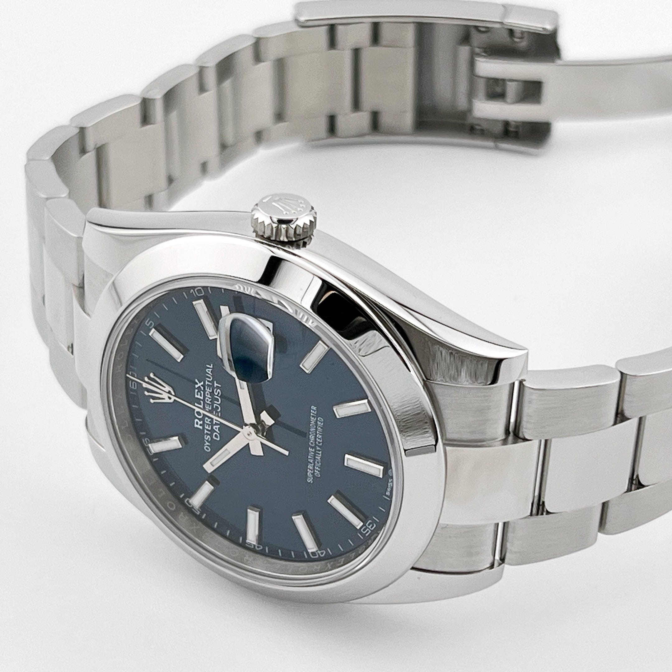 Rolex Datejust 126300 Stainless Steel Blue Dial Oyster