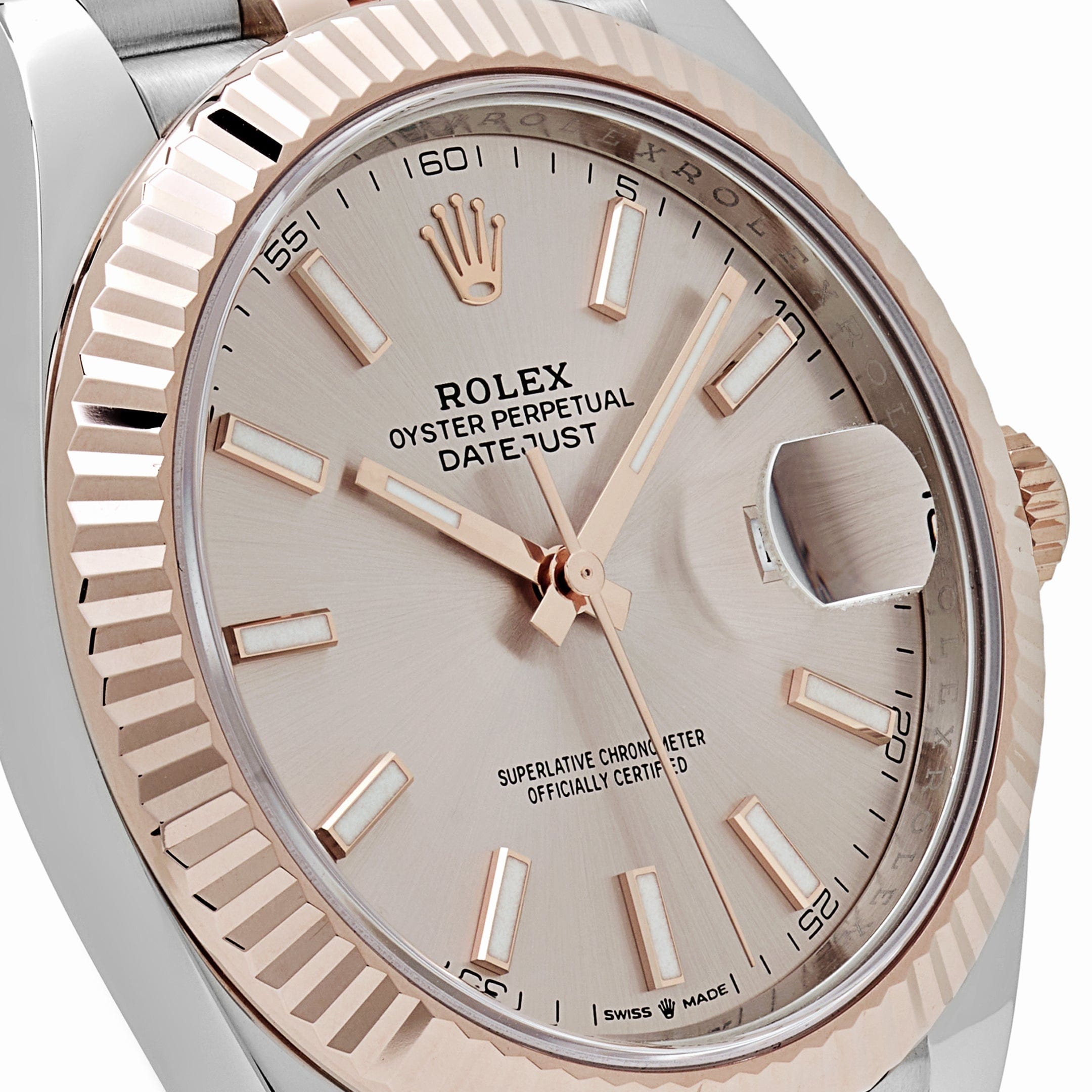 Rolex Datejust 126331 Rose Gold Stainless Steel Sundust Dial Jubilee (2024)