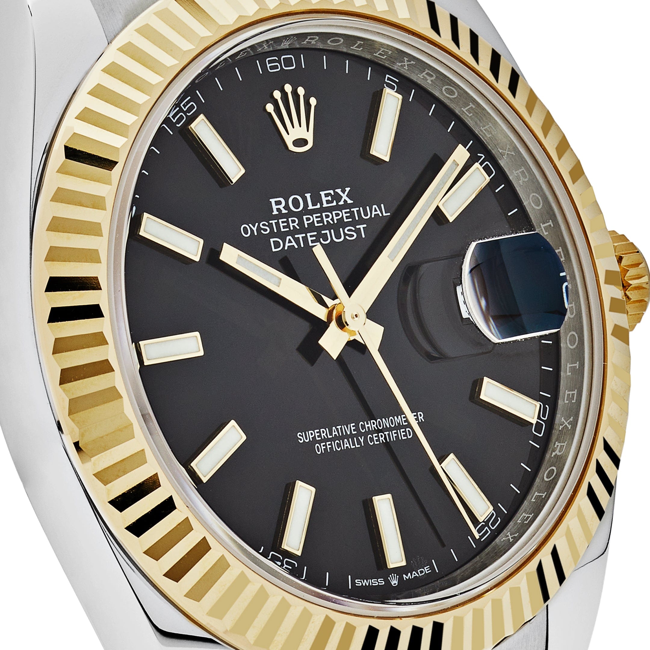 Rolex Datejust 41 Yellow Gold / Stainless Steel Oyster Black Dial 126333