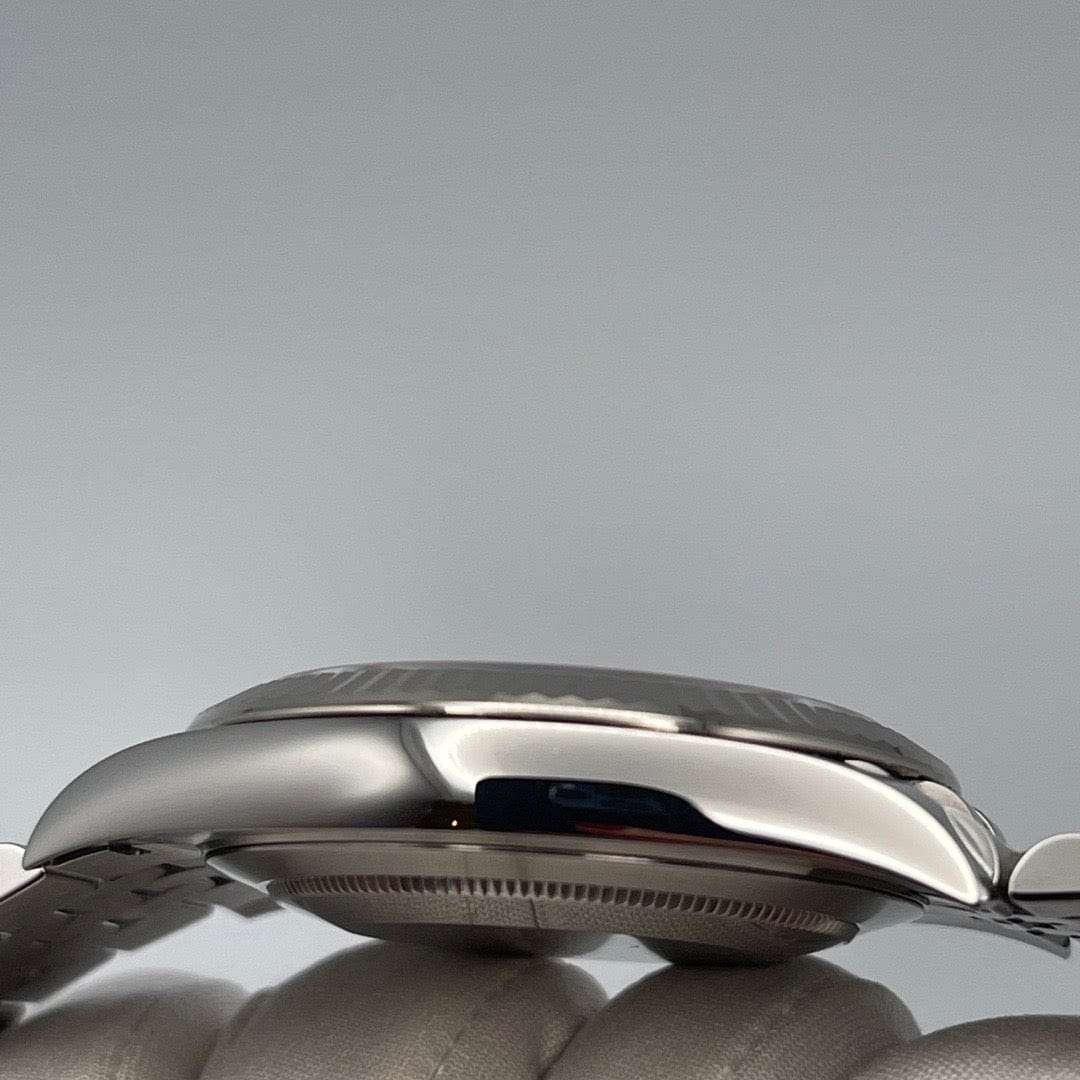 Luxury Watch Rolex Datejust 41 White Gold & Steel MOP Diamond Dial Jubilee 126334 Wrist Aficionado