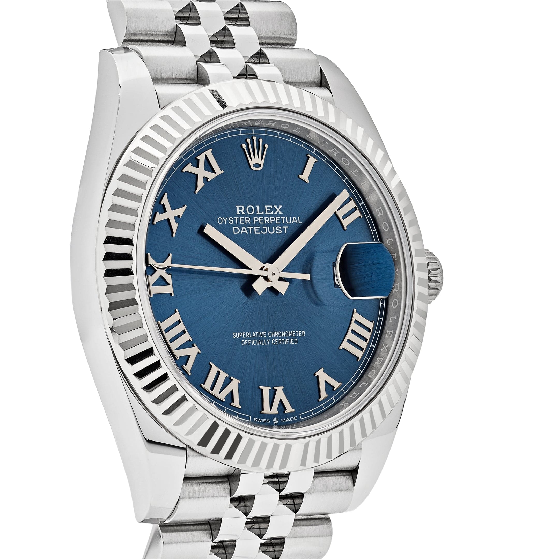 Rolex Datejust 126334 Stainless Steel White Gold Blue Dial Jubilee (2022)
