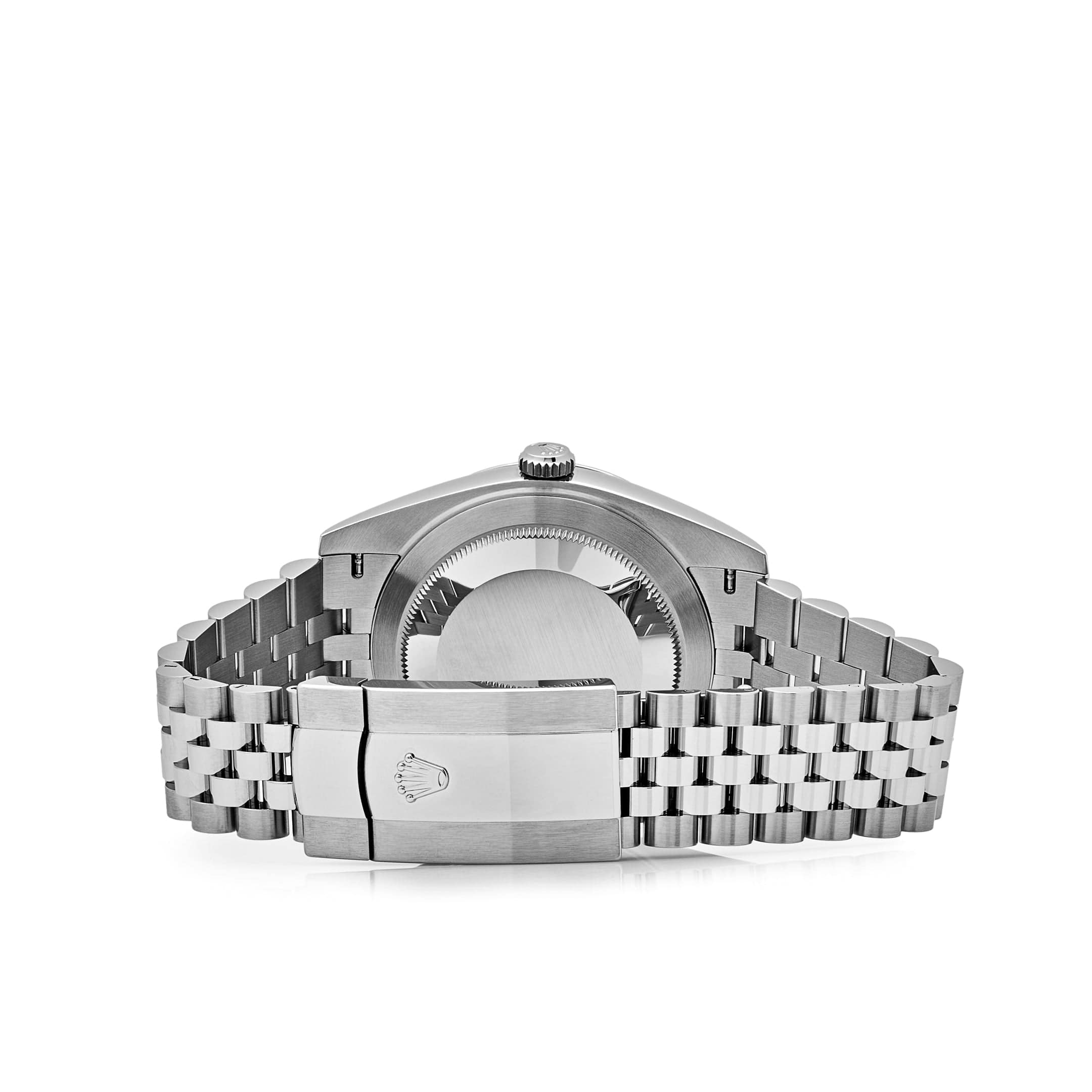 Rolex Datejust Stainless Steel / White Gold Silver Index Dial Jubilee 126334