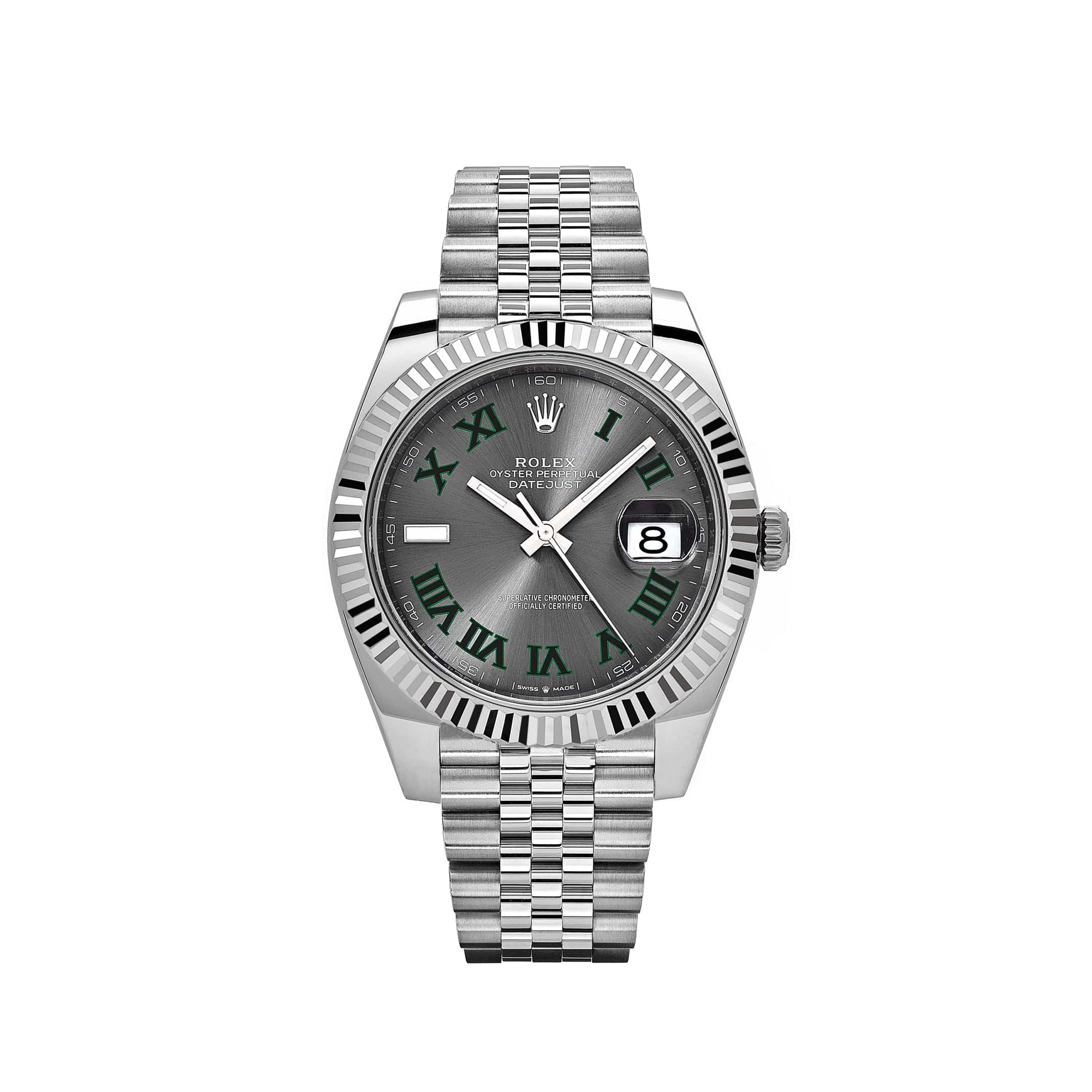 Rolex Datejust 126334 'Wimbledon' Stainless Steel Slate Dial Jubilee (2024)