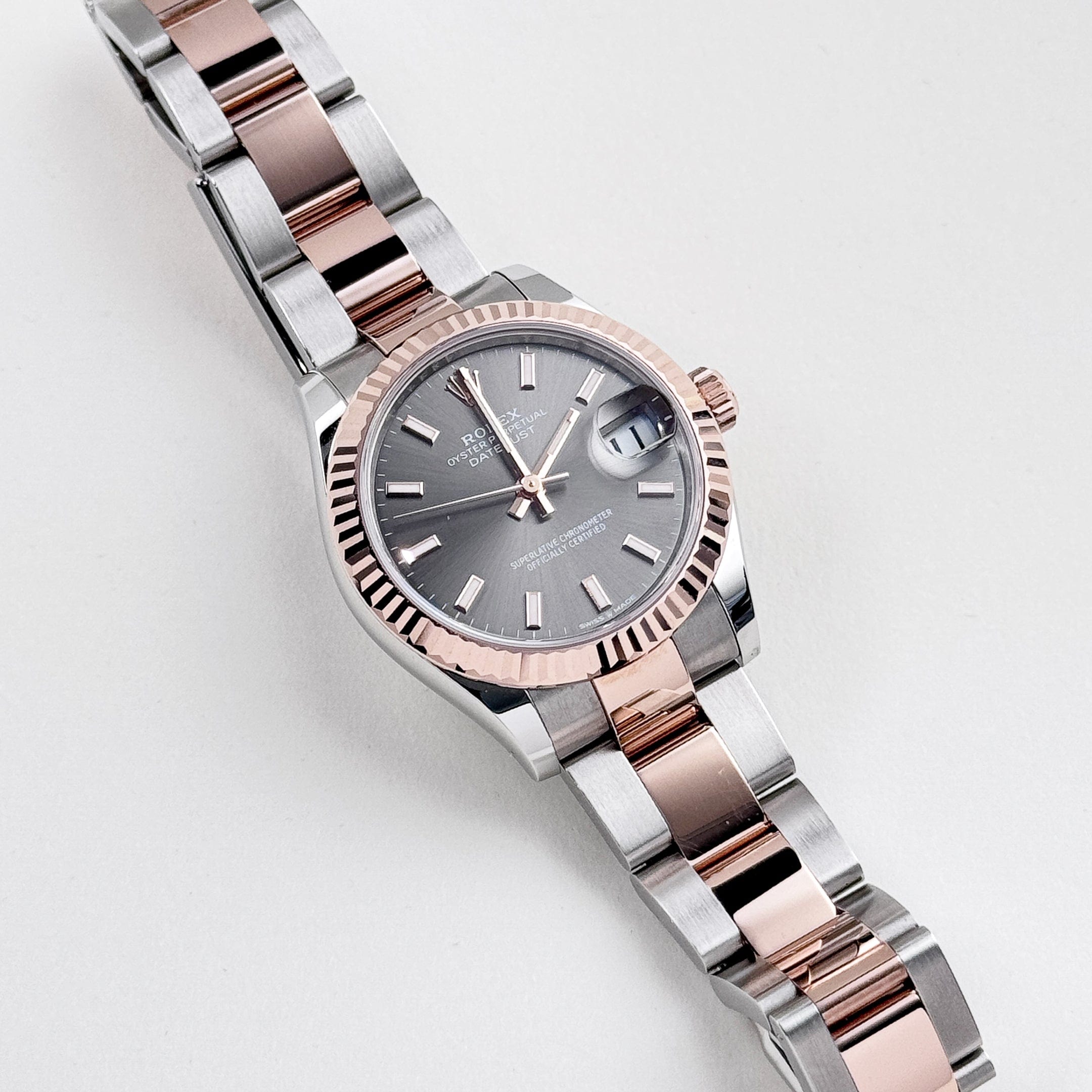 Rolex Datejust 278271 'Ladies' Rose Gold Stainless Steel Slate Dial Oyster (2025)