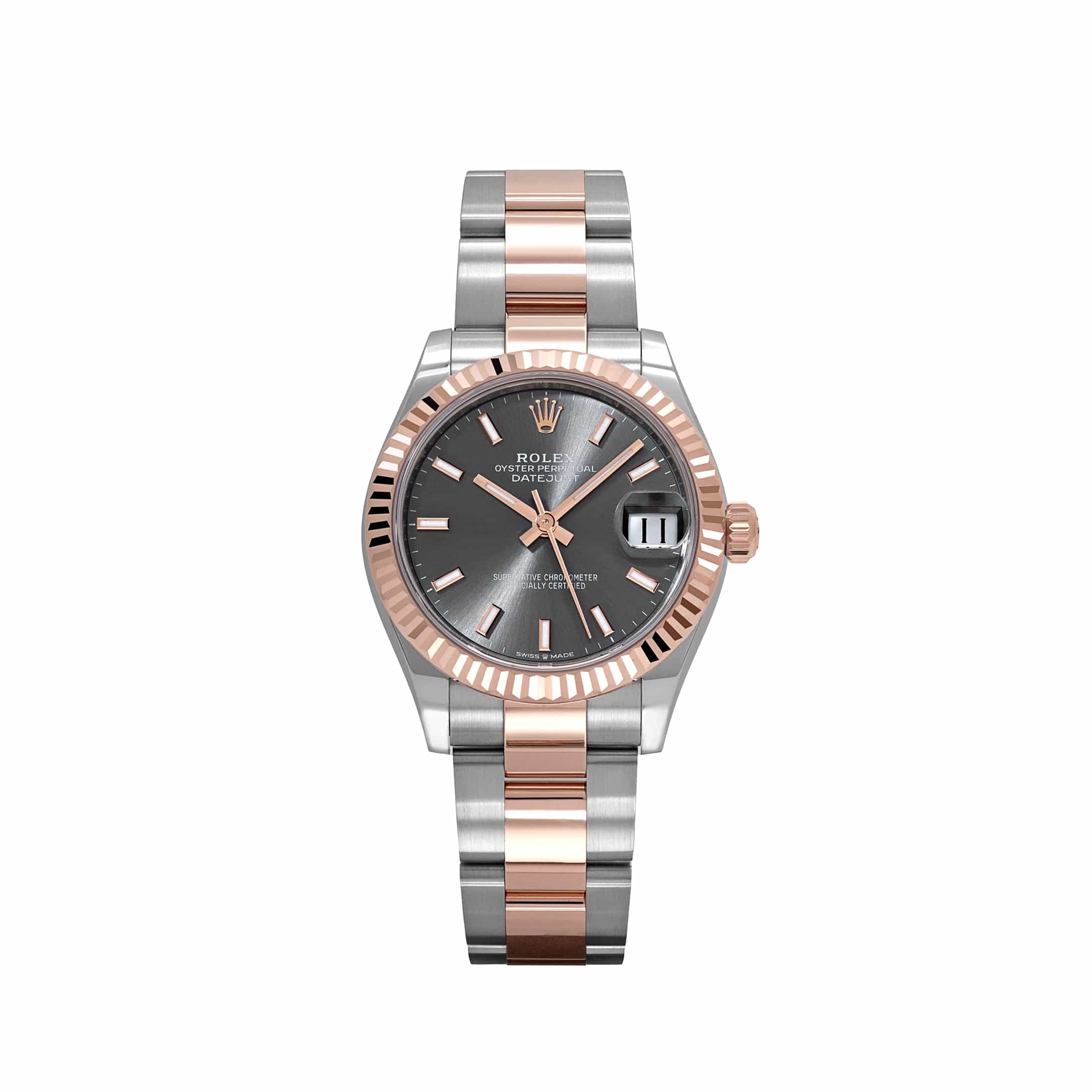 Rolex Datejust 278271 'Ladies' Rose Gold Stainless Steel Slate Dial Oyster (2025)
