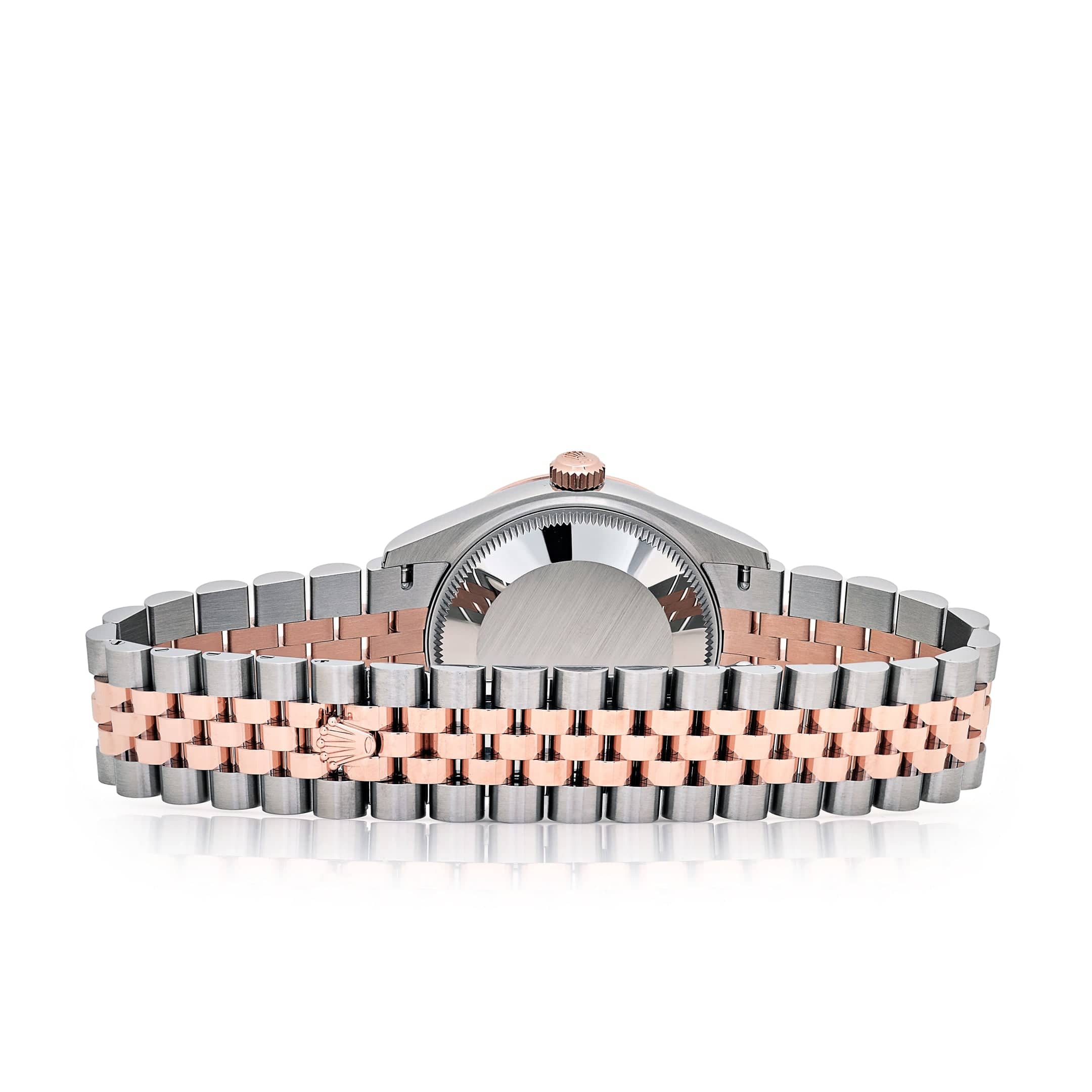 Rolex Datejust 278271 'Ladies' Stainless Steel Rose Gold Silver Diamond Dial (2025)