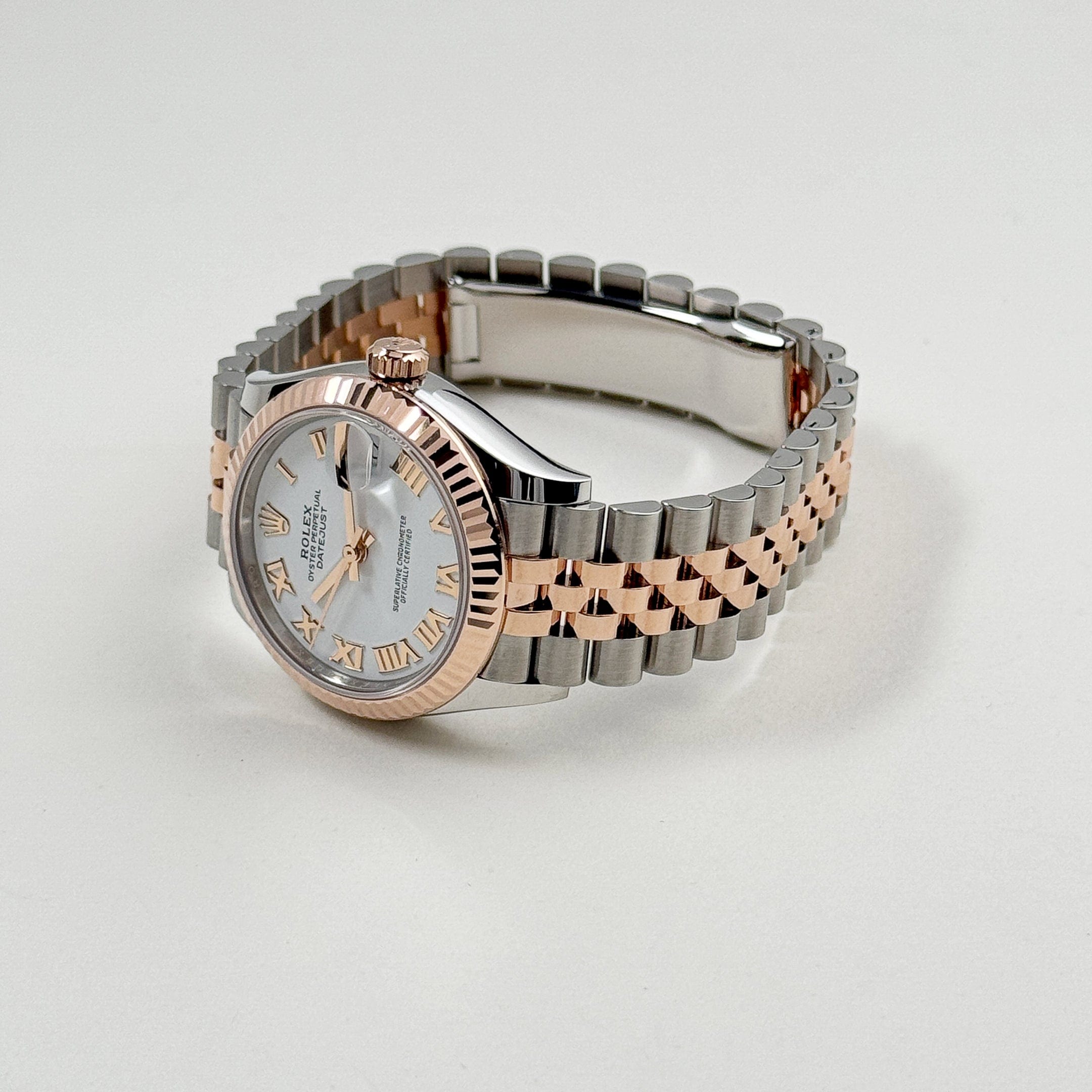 Rolex Datejust 278271 'Ladies' Stainless Steel Rose Gold White Roman Numerals Dial (2025)