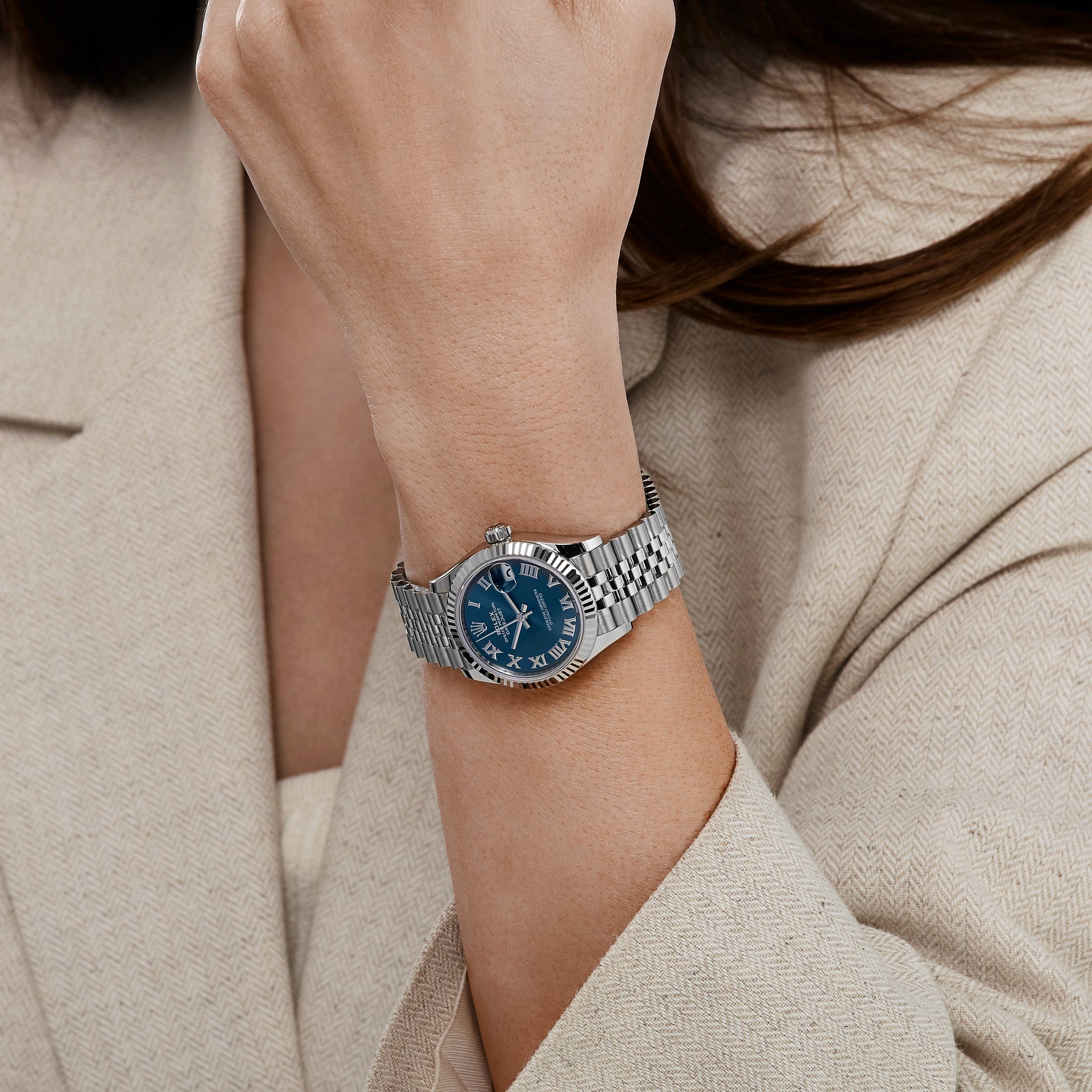 Rolex Datejust 278274 'Ladies' Stainless Steel Blue Roman Numerals Dial (2025)