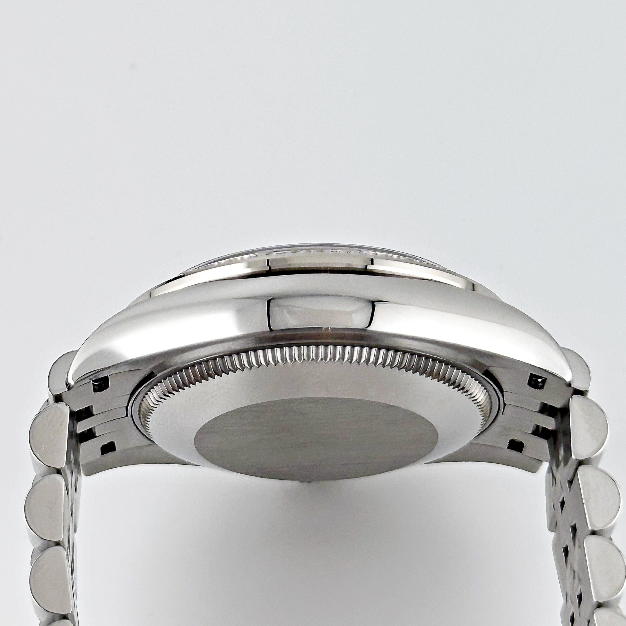 Rolex Datejust 278384RBR Stainless Steel Diamond Bezel Violet Roman Dial Jubilee