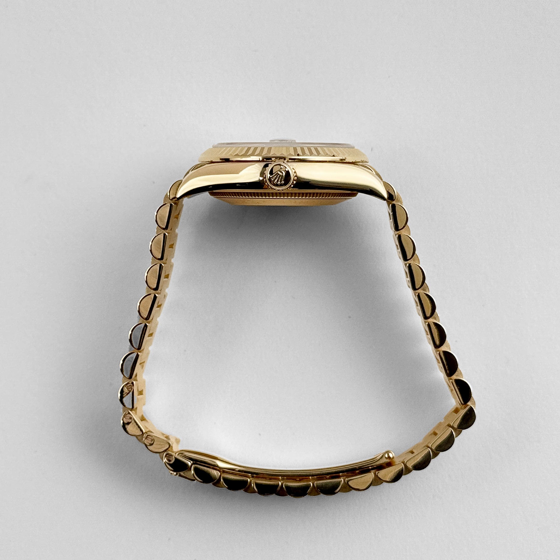 Rolex Datejust 31 278278 'Ladies' Yellow Gold Malachite Diamond Dial (2021)