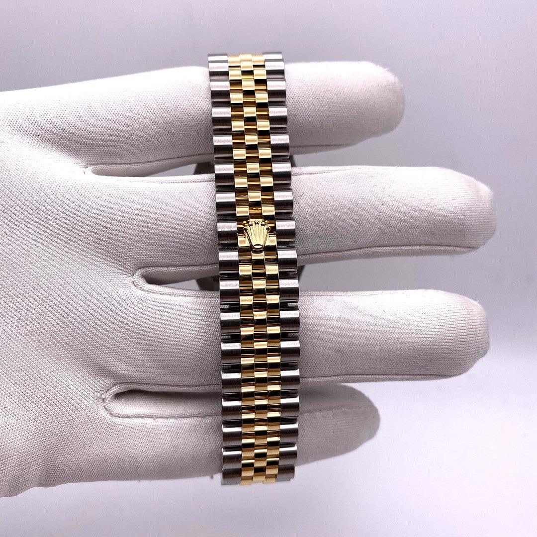 Luxury Watch Rolex Datejust 31 Yellow Gold & Stainless Steel Champagne Dial 278273 Wrist Aficionado