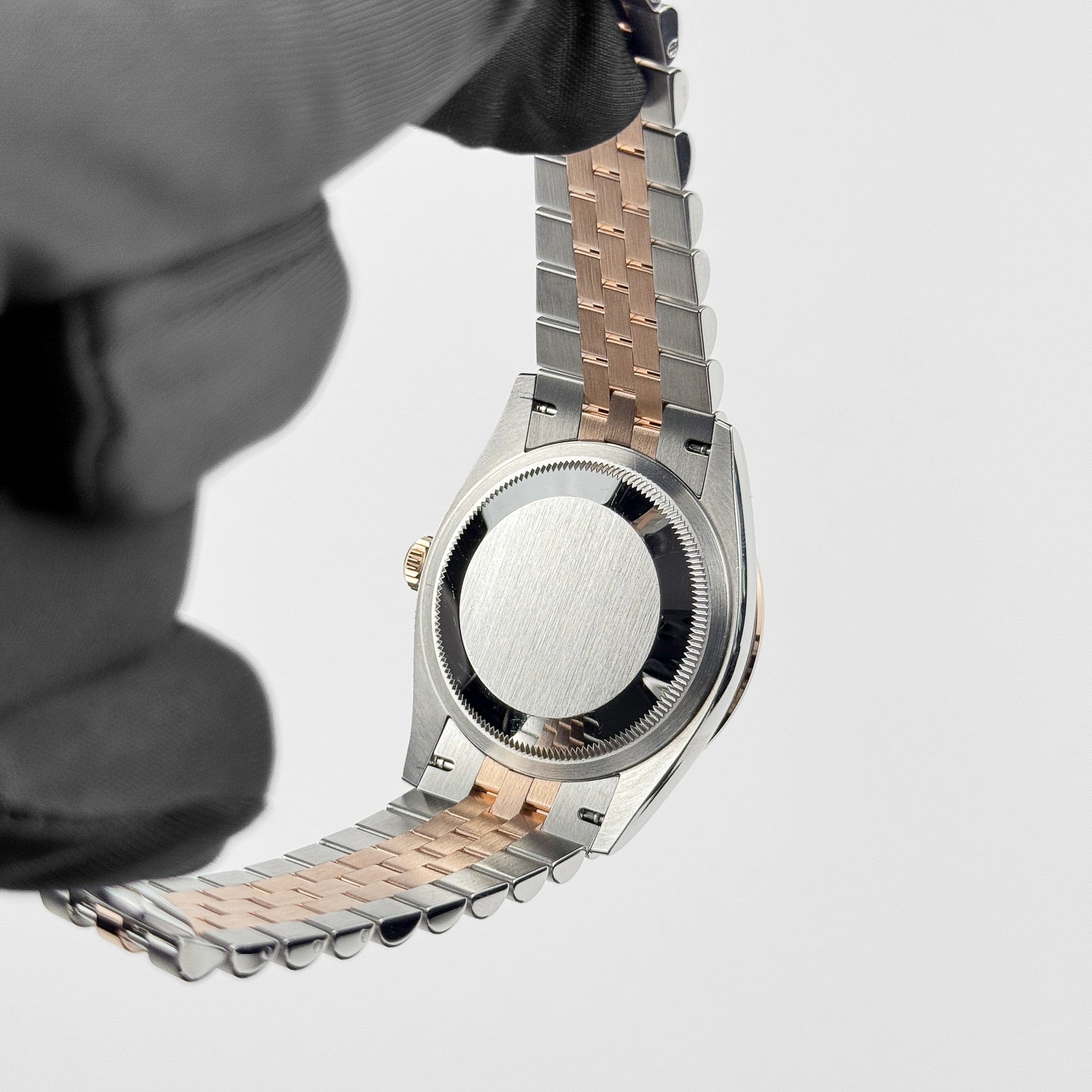 Rolex Datejust 36 126231 Rose Gold Stainless Steel Silver Fluted Motif Dial (2024)