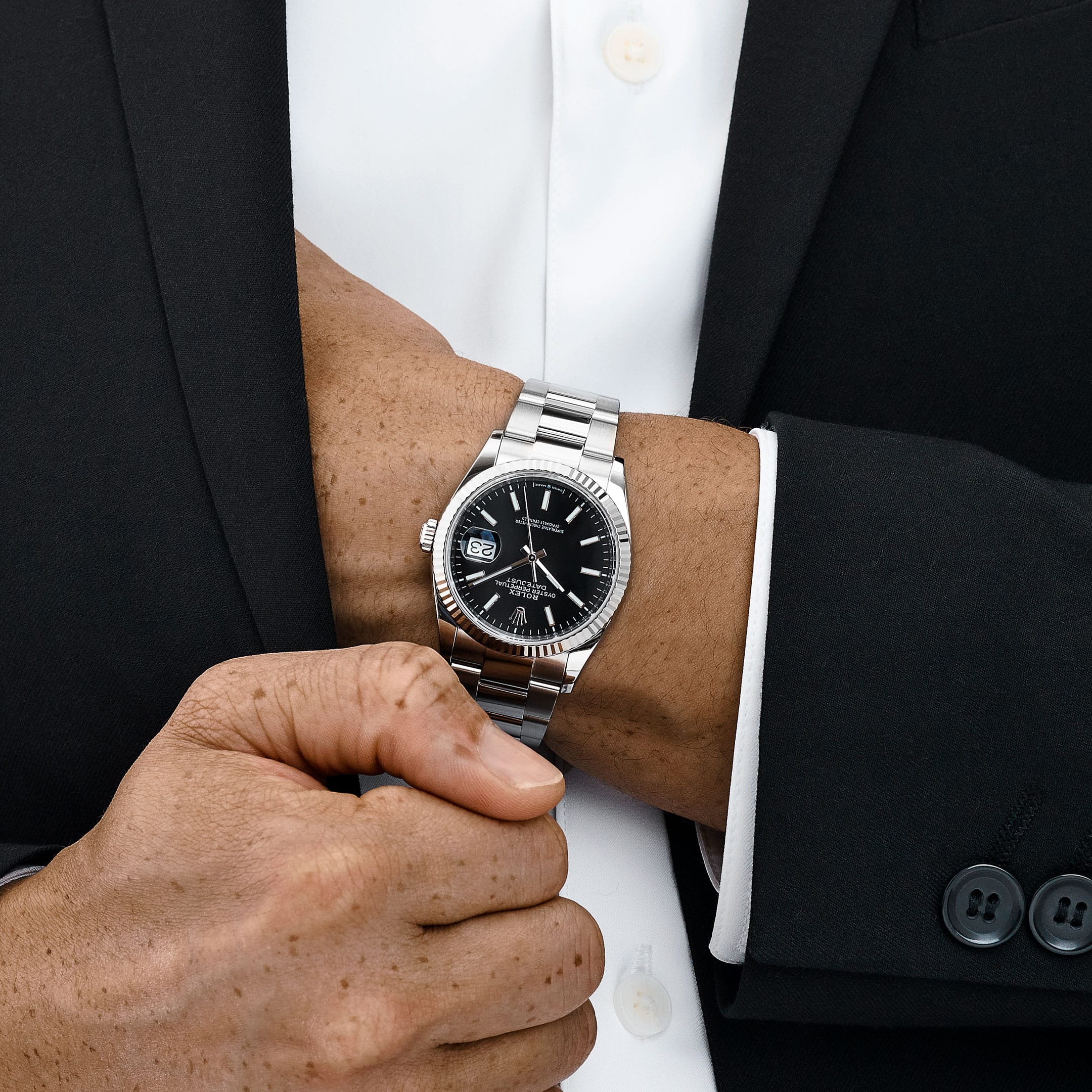Rolex Datejust 36 126234 Stainless Steel Black Dial Oyster (2021)