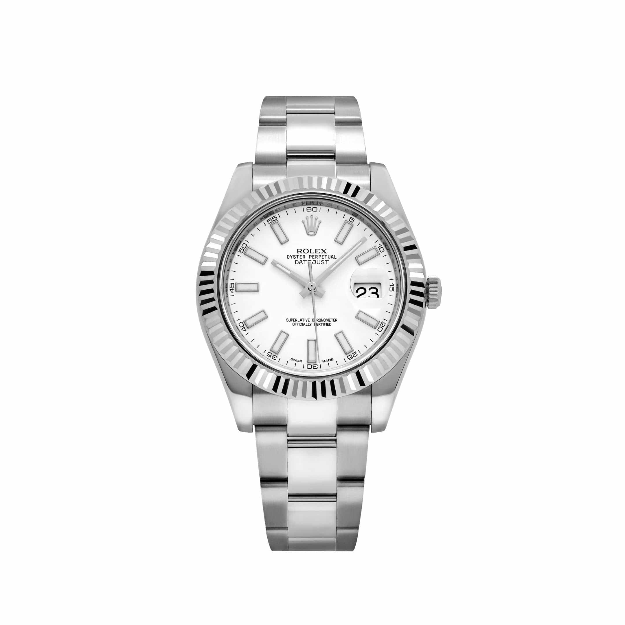Rolex Datejust 41 116334 Stainless Steel White Dial Oyster (2024)