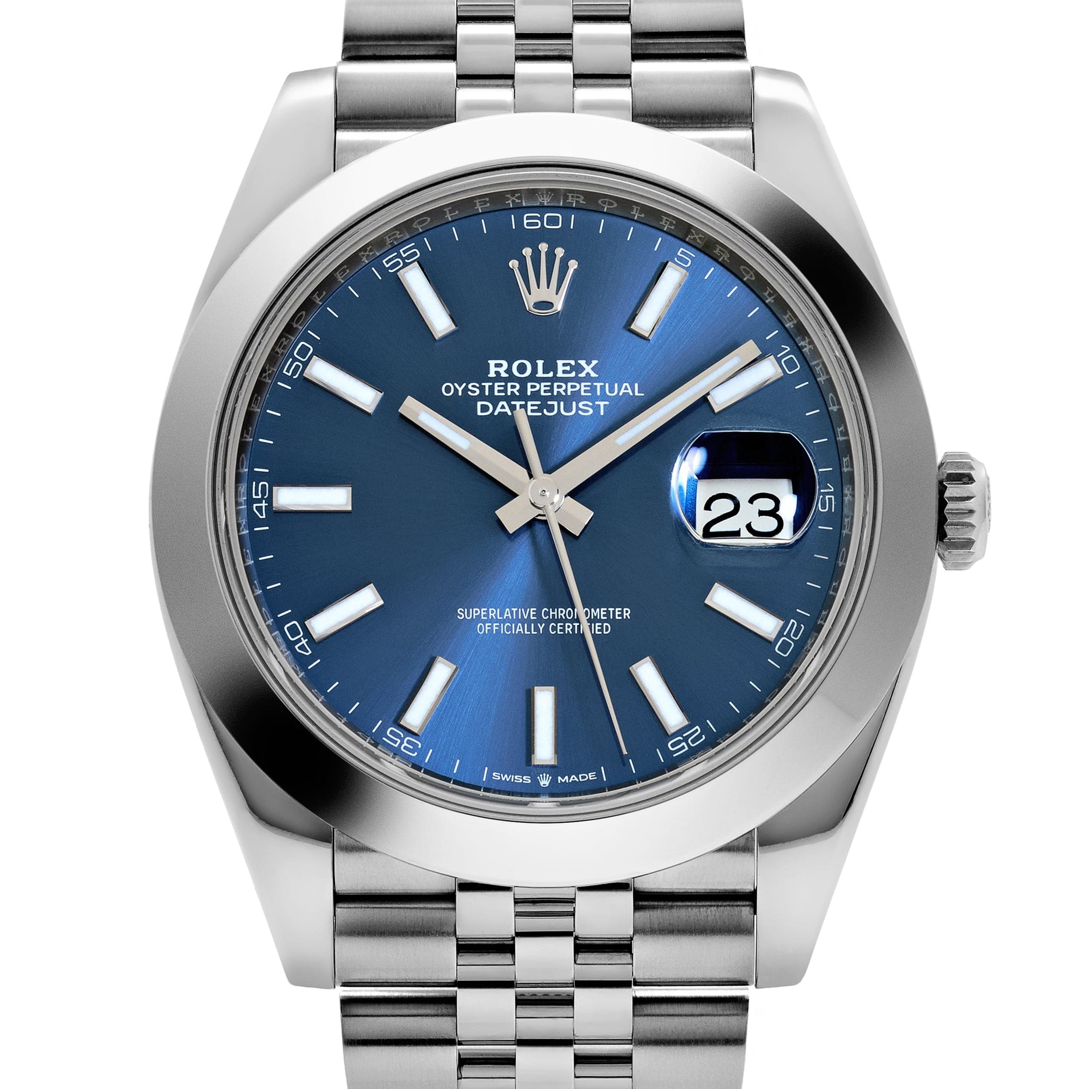Rolex Datejust 41 126300 Stainless Steel Blue Dial Jubilee (2019)