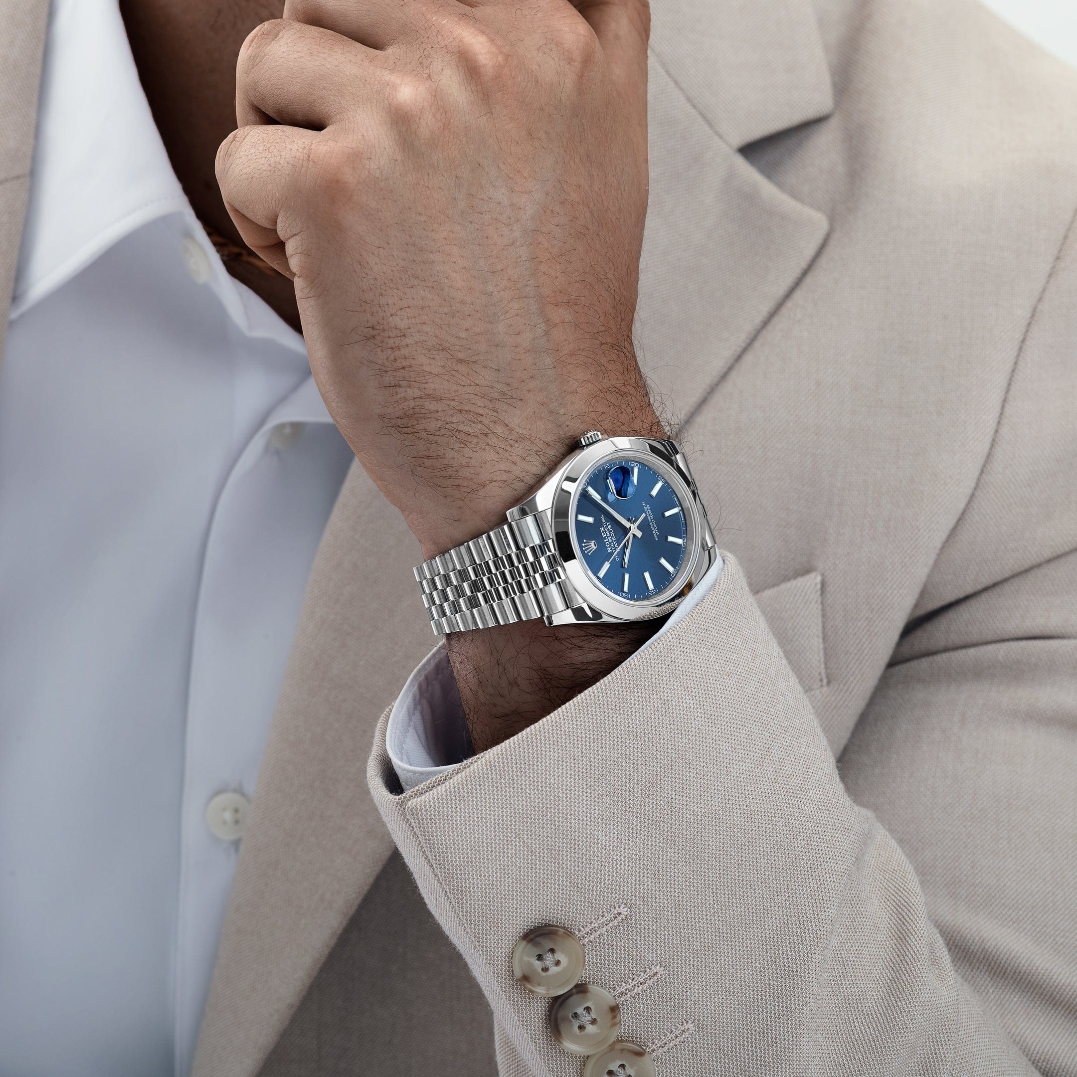 Rolex Datejust 41 126300 Stainless Steel Blue Dial Jubilee (2019)