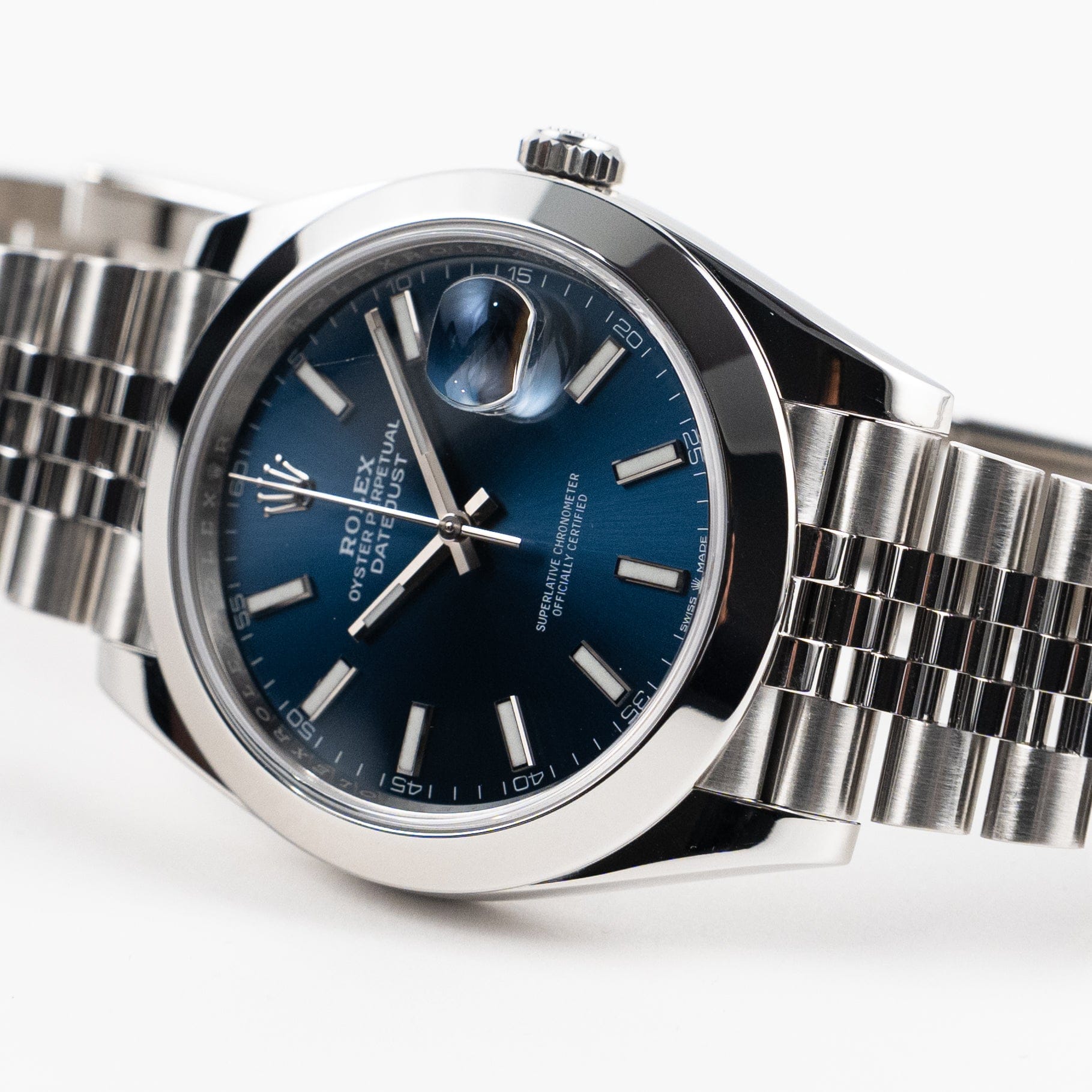 Rolex Datejust 41 126300 Stainless Steel Blue Dial Jubilee (2019)