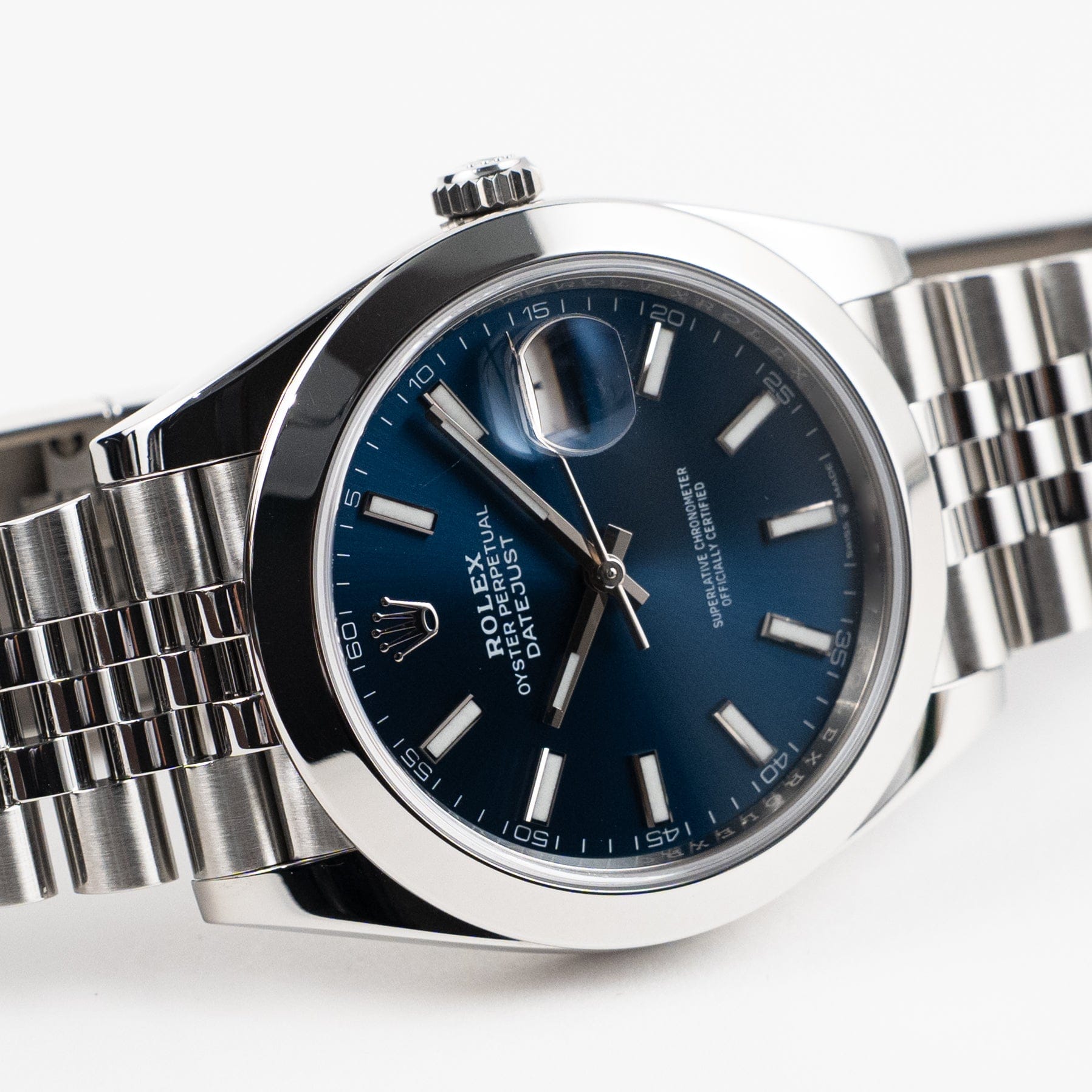 Rolex Datejust 41 126300 Stainless Steel Blue Dial Jubilee (2019)