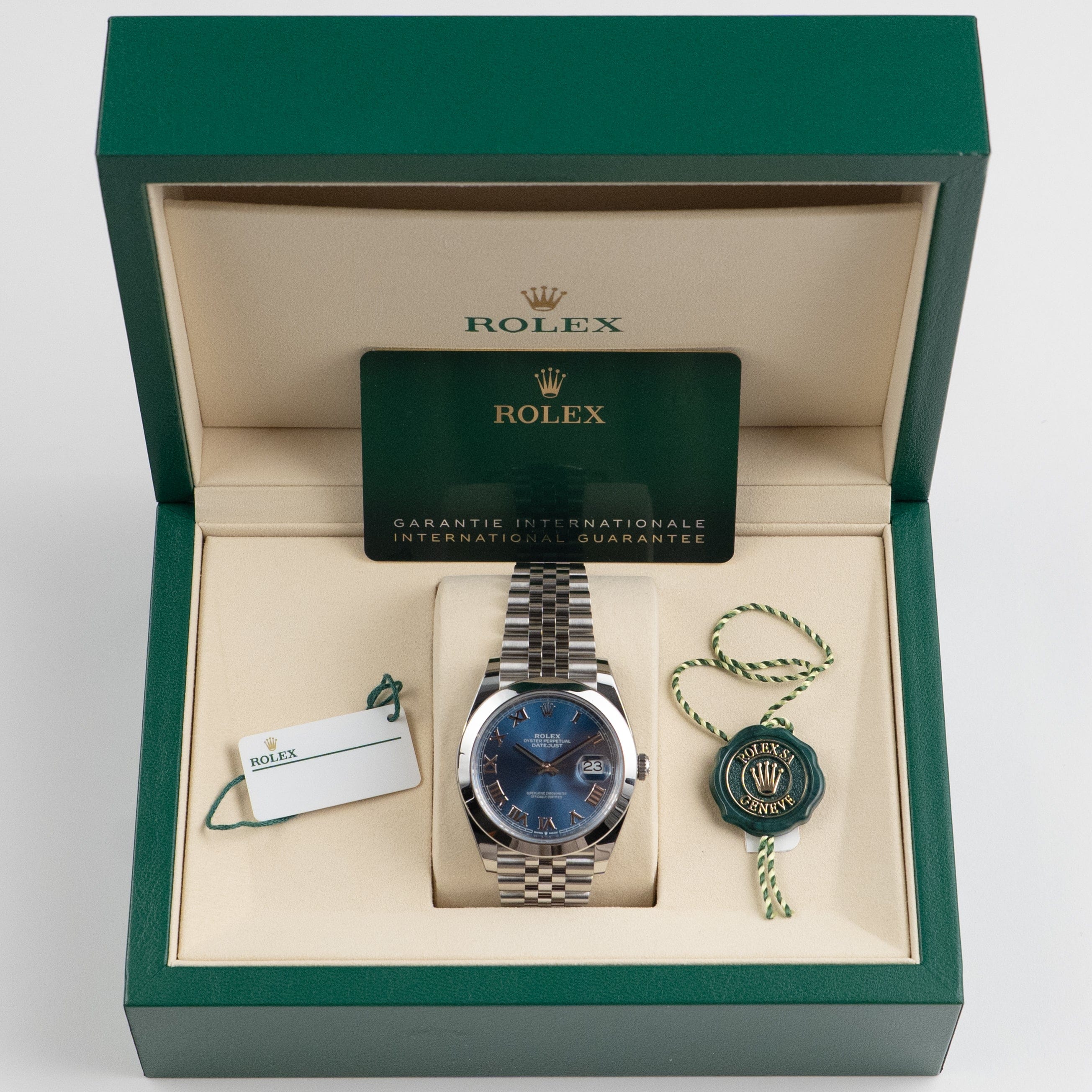 Rolex Datejust 41 126300 Stainless Steel Blue Roman Dial Jubilee (2023)