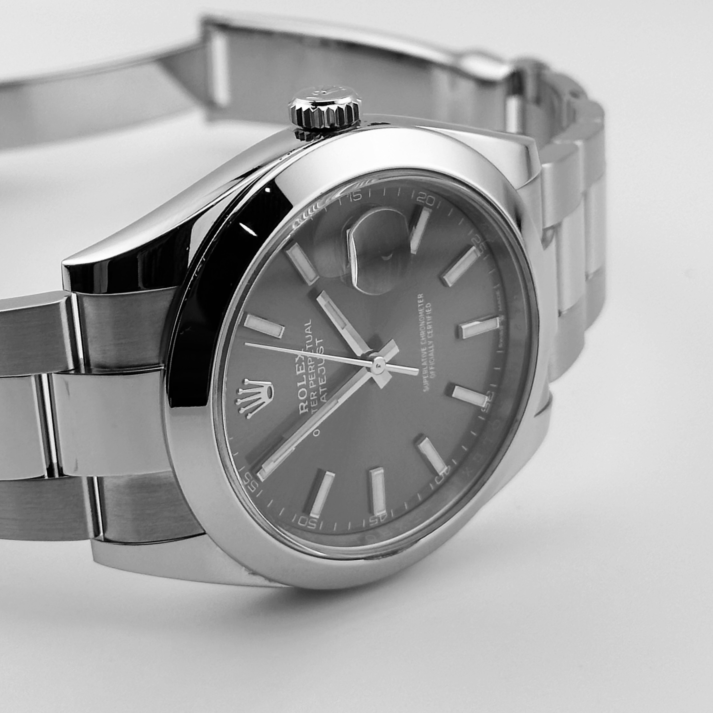 Rolex Datejust 41 126300 Stainless Steel Slate Dial Oyster (2019)