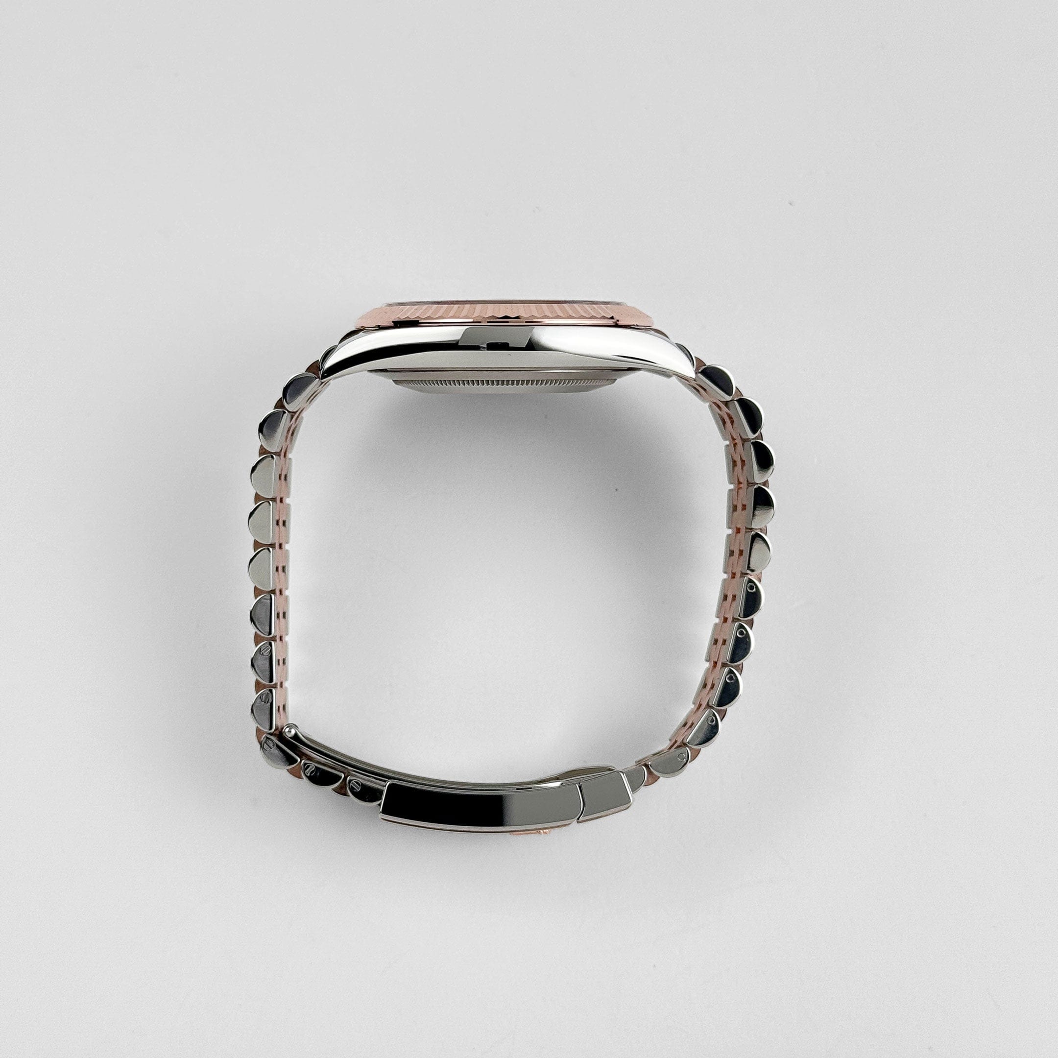 Rolex Datejust 41 126331 Rose Gold Stainless Steel Grey Motif Dial Jubilee