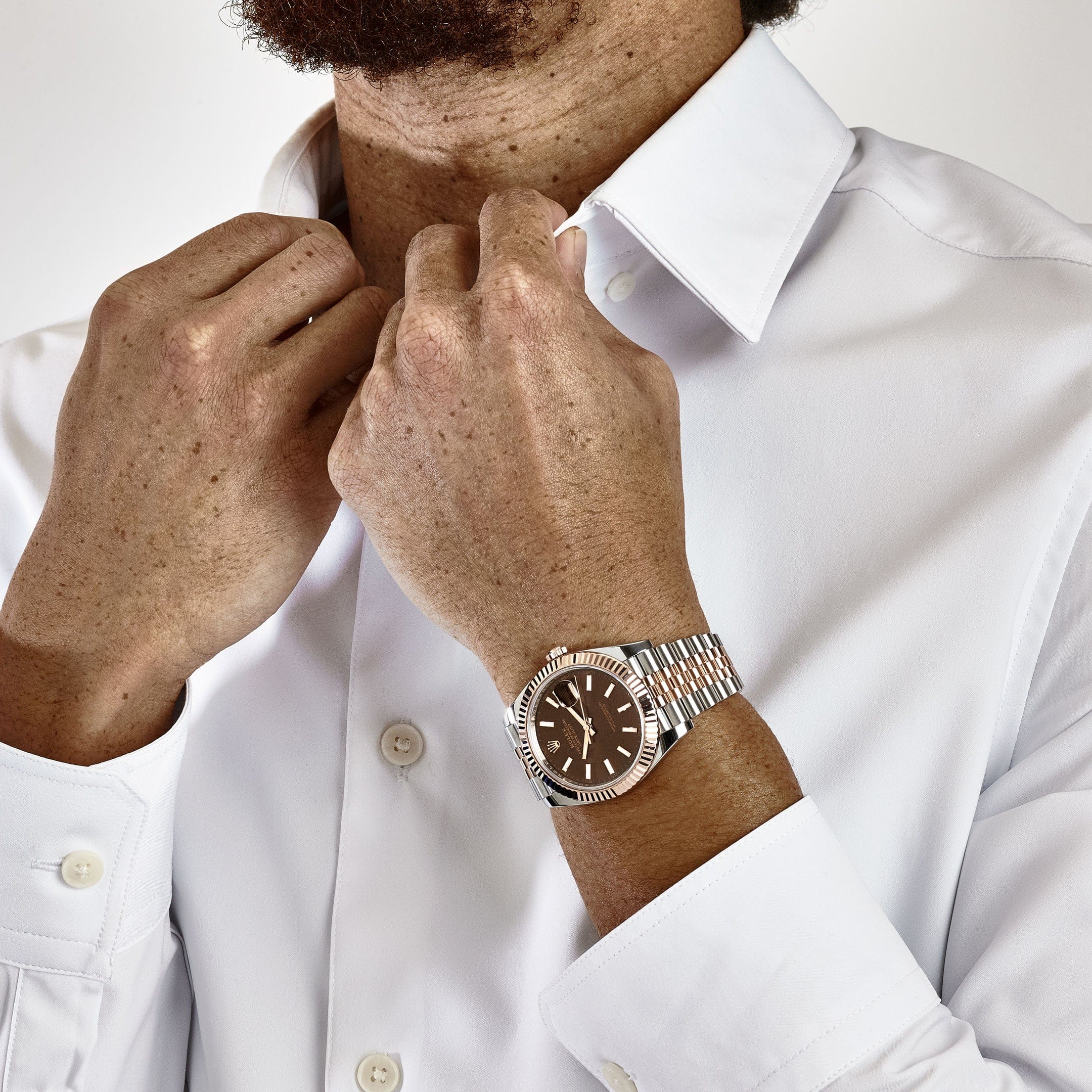 Rolex Datejust 41 126331 Stainless Steel Rose Gold Chocolate Dial Jubilee (2023)