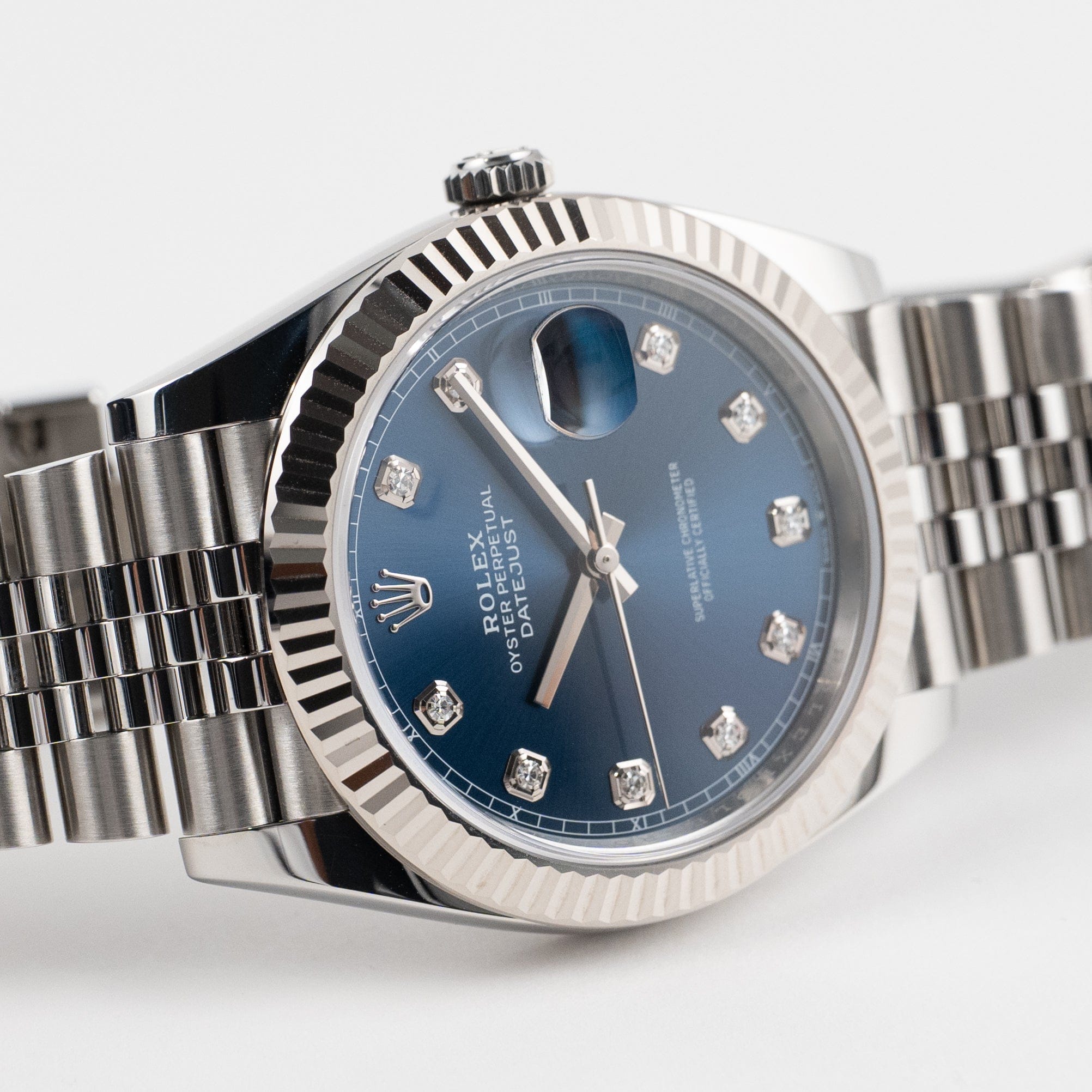 Rolex Datejust 41 126334 Stainless Steel Blue Diamond Dial Jubilee (2024)