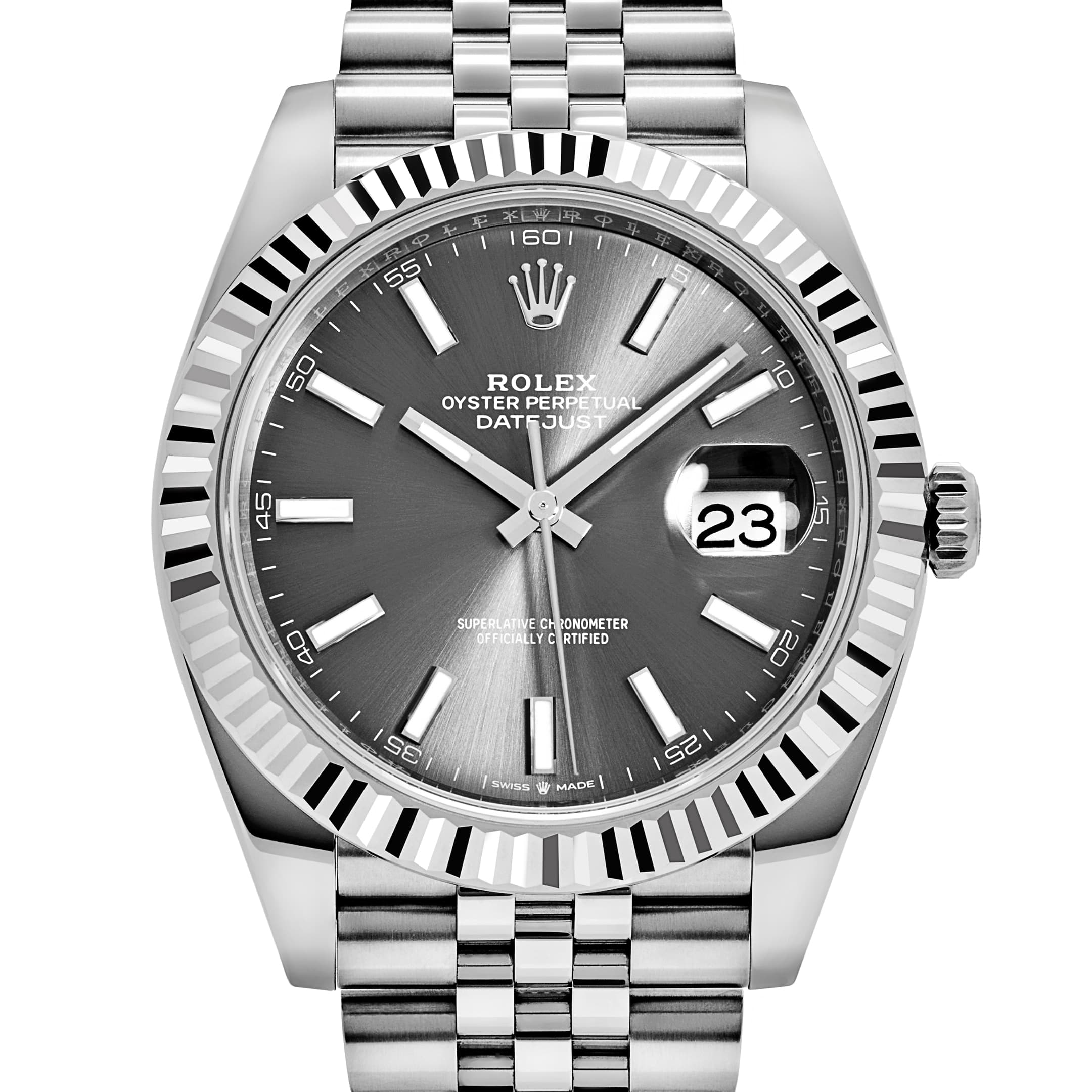 Rolex Datejust 41 126334 Stainless Steel Slate Dial Jubilee (2025)