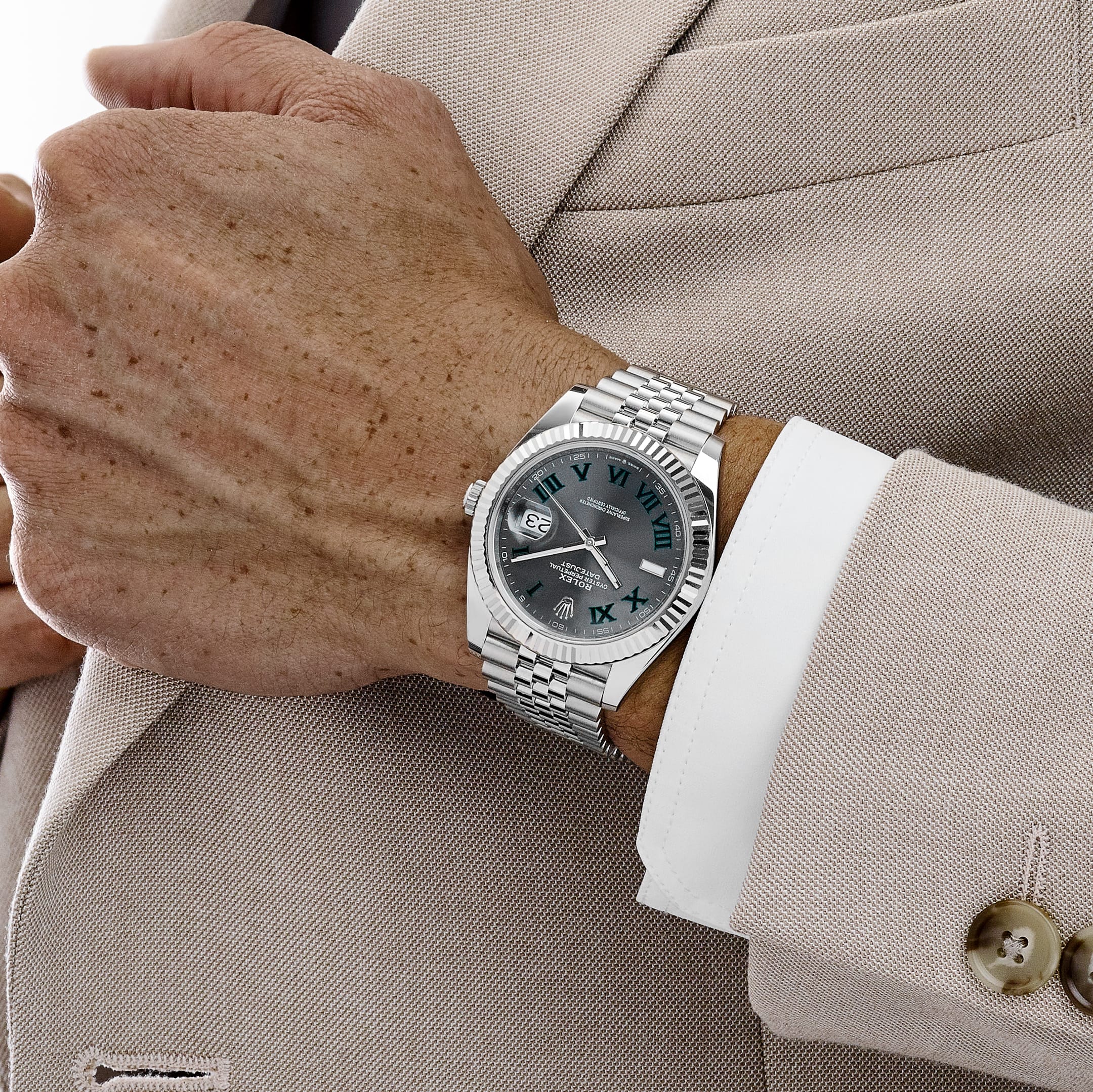 Rolex Datejust 41 126334 'Wimbledon' Stainless Steel Slate Dial Jubilee (2025)