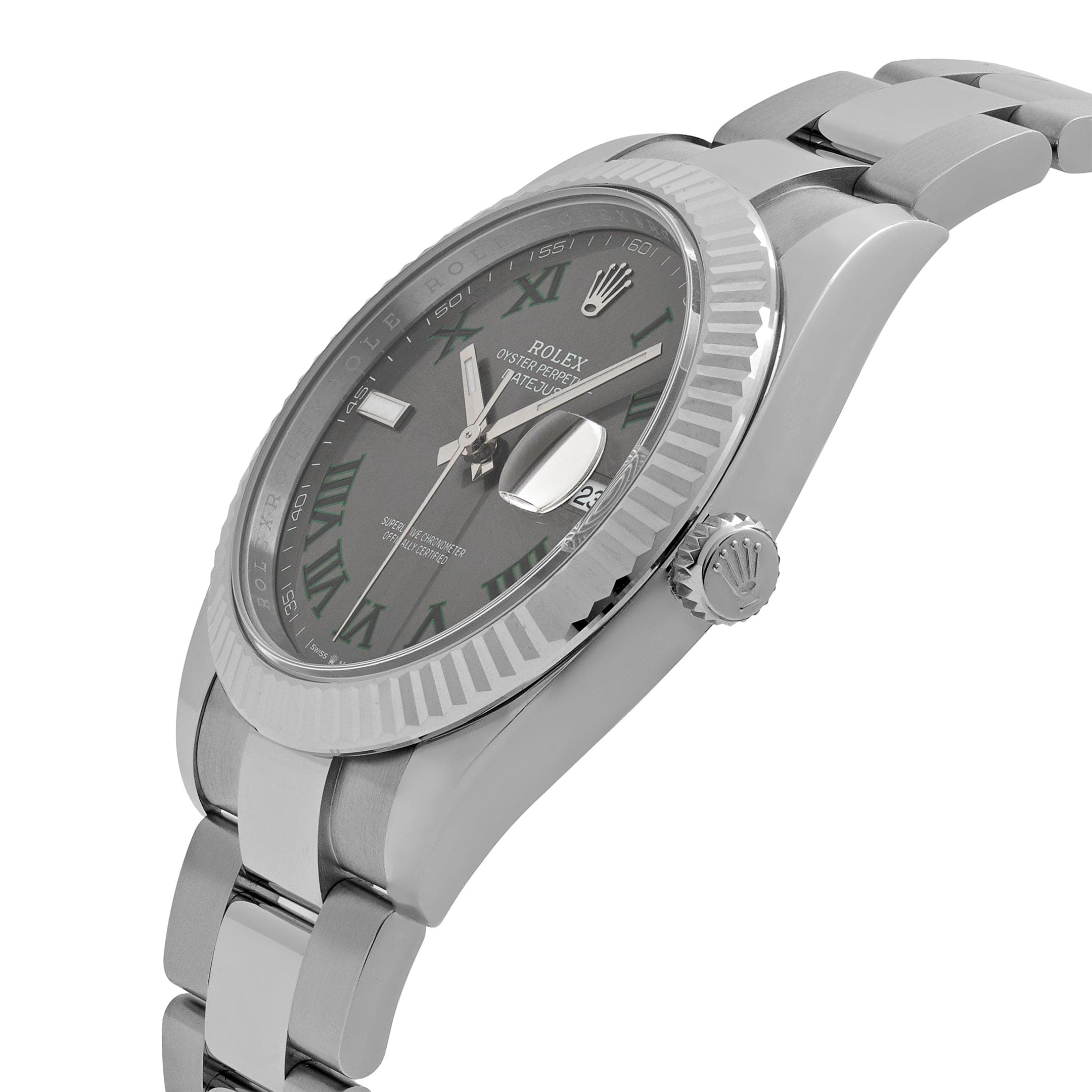 Rolex Datejust 41 126334 'Wimbledon' Stainless Steel Slate Dial Oyster (2025)