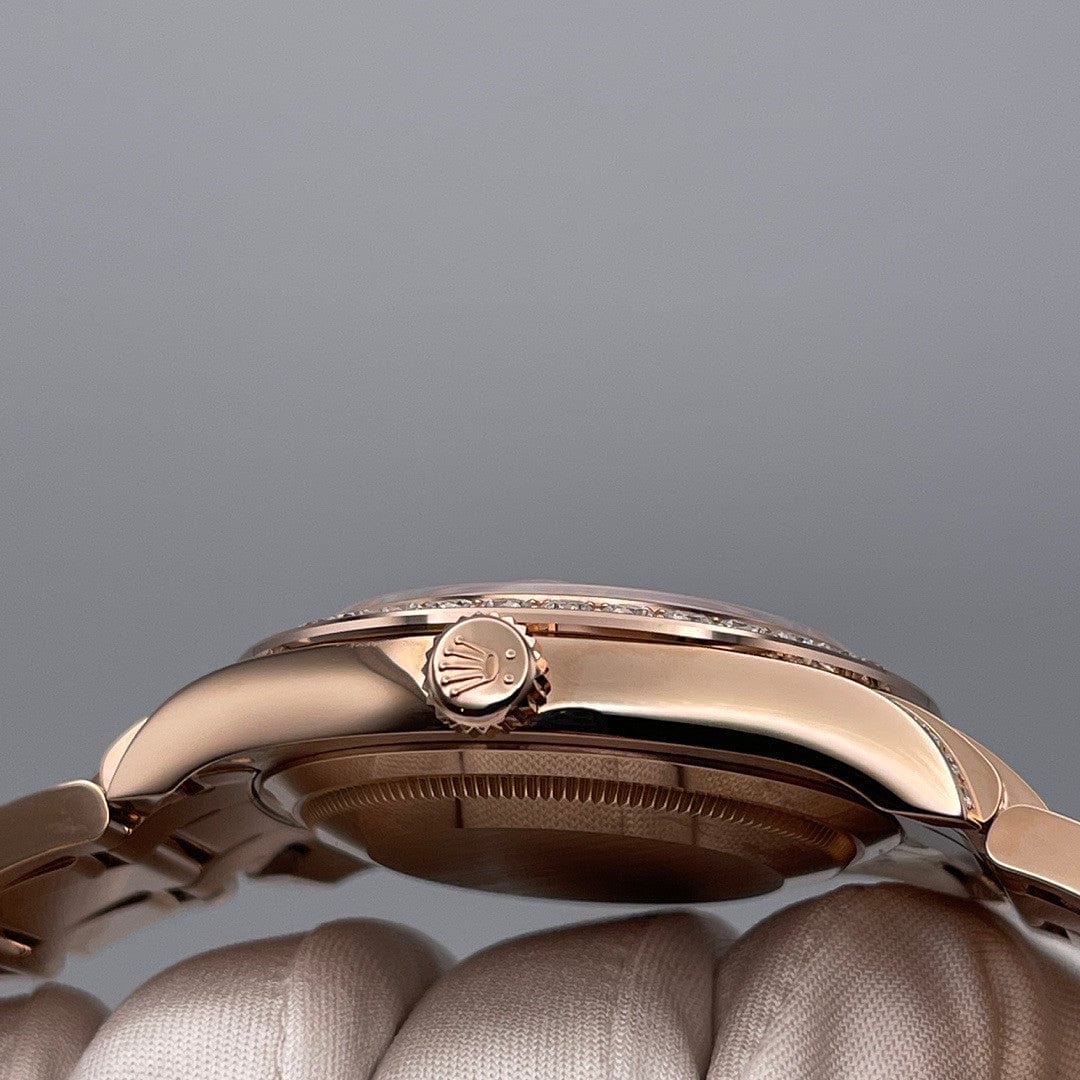 Luxury Watch Rolex Datejust Pearlmaster 39 Diamond Paved 86405RBR Wrist Aficionado