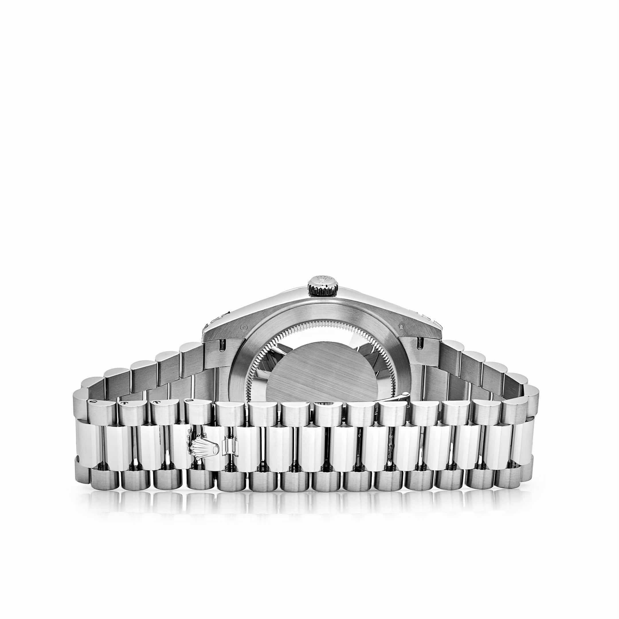 Rolex Day-Date 228206 Platinum Ice Blue Arabic Dial Smooth Dial (2023)