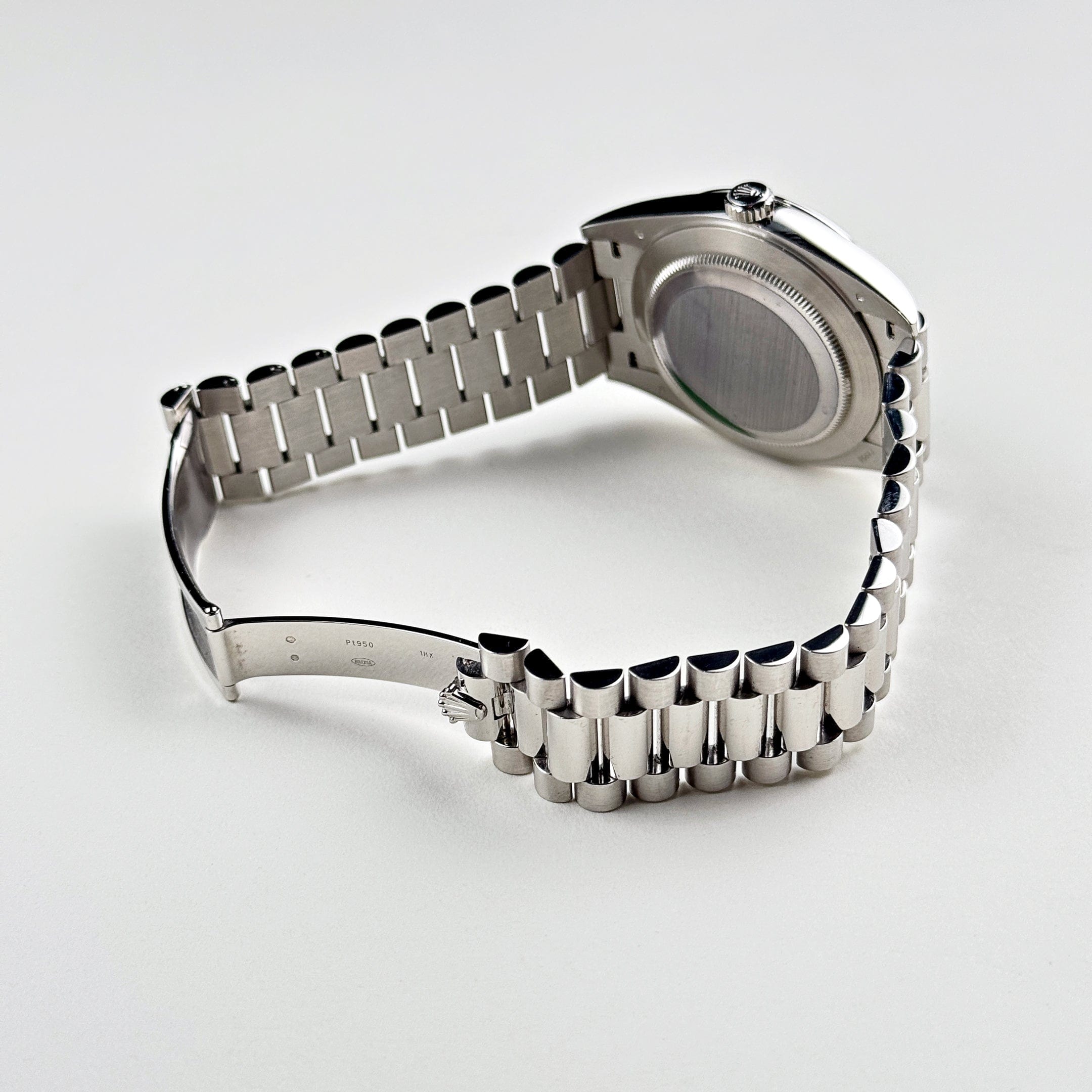 Rolex Day-Date 228206 Platinum Olive Green Arabic Dial (2021)