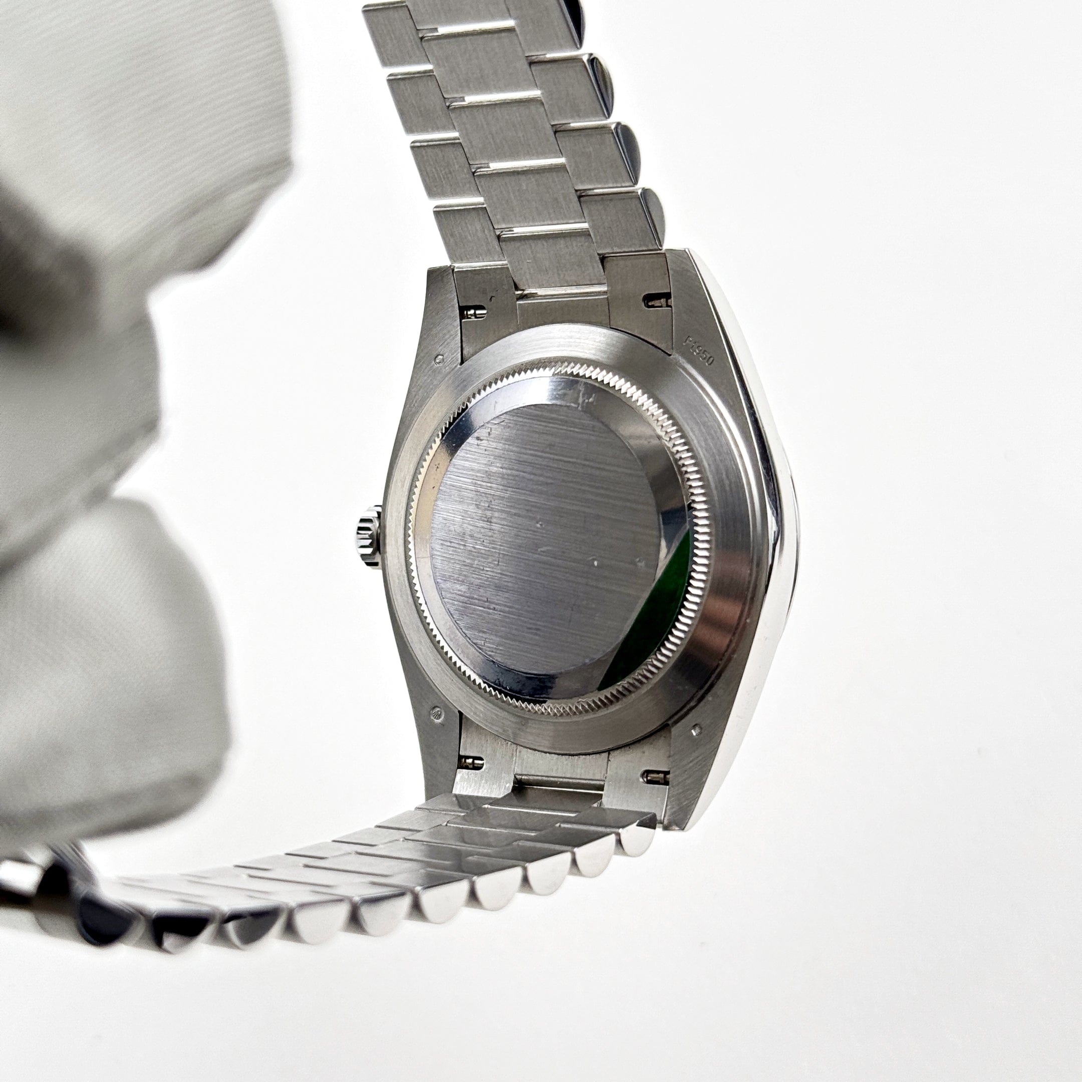 Rolex Day-Date 228206 Platinum Olive Green Arabic Dial (2021)