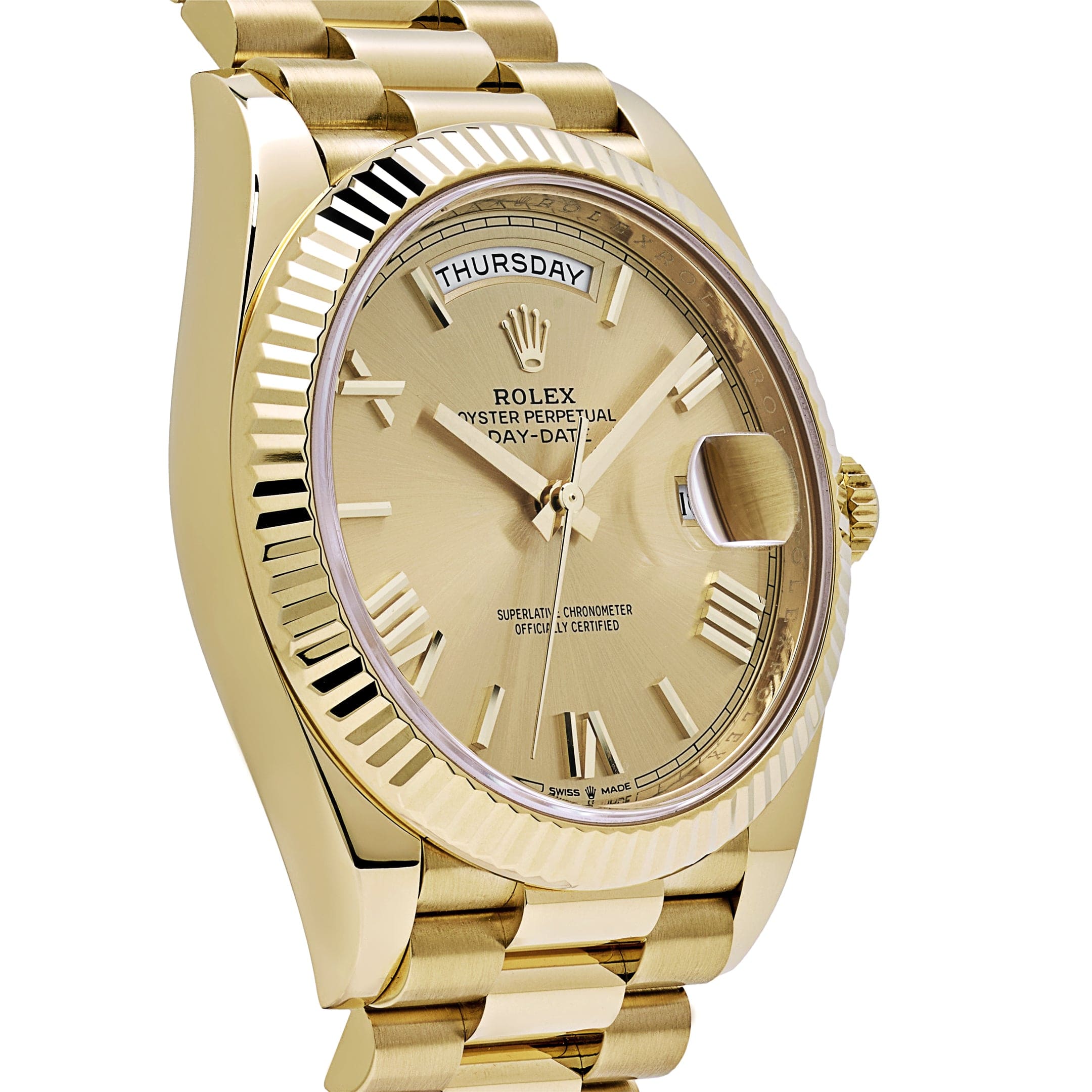 Rolex Day-Date 228238 Yellow Gold Champagne Roman Dial (2024)