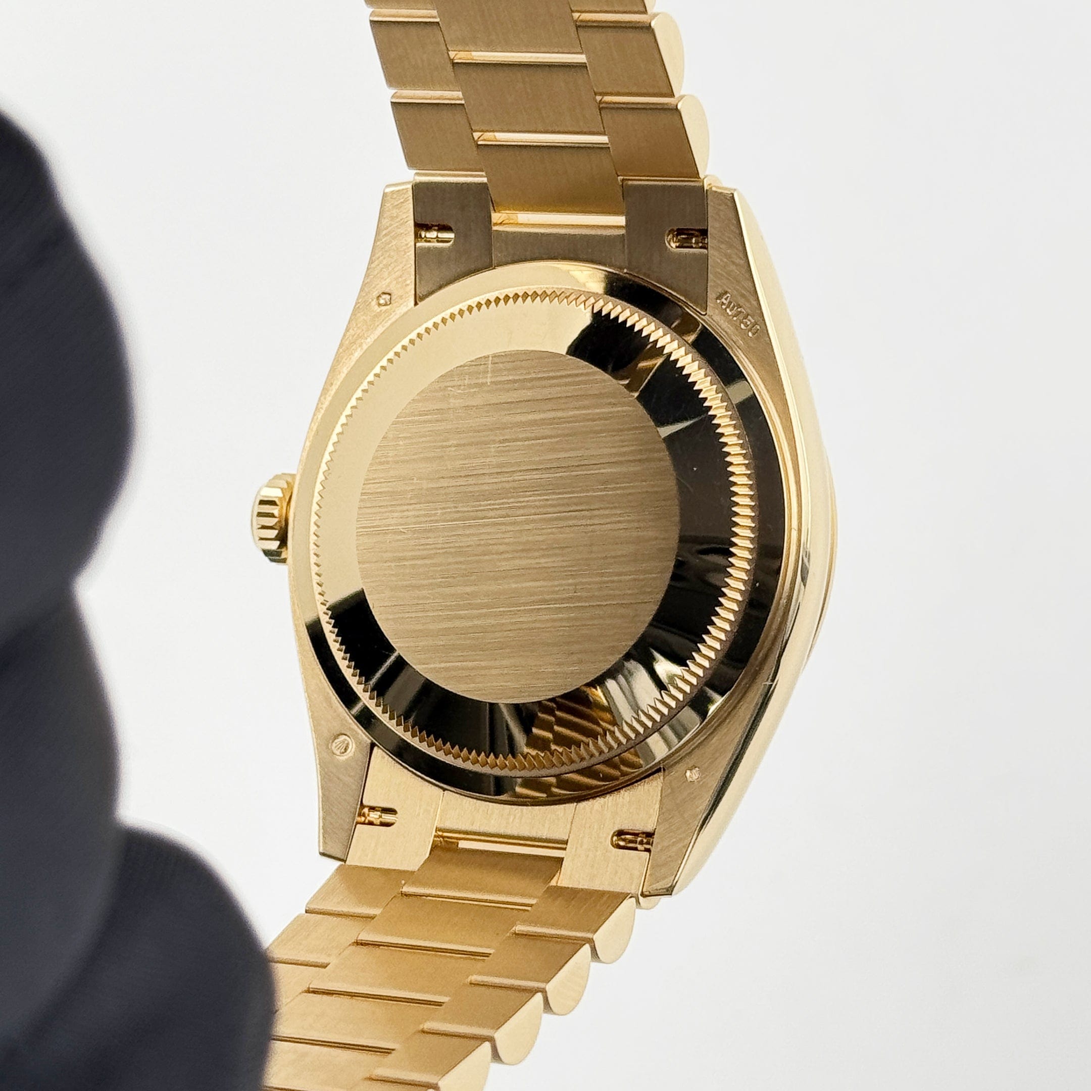 Rolex Day-Date 36 128238 Yellow Gold Green Ombre Roman Numeral Dial (2024)