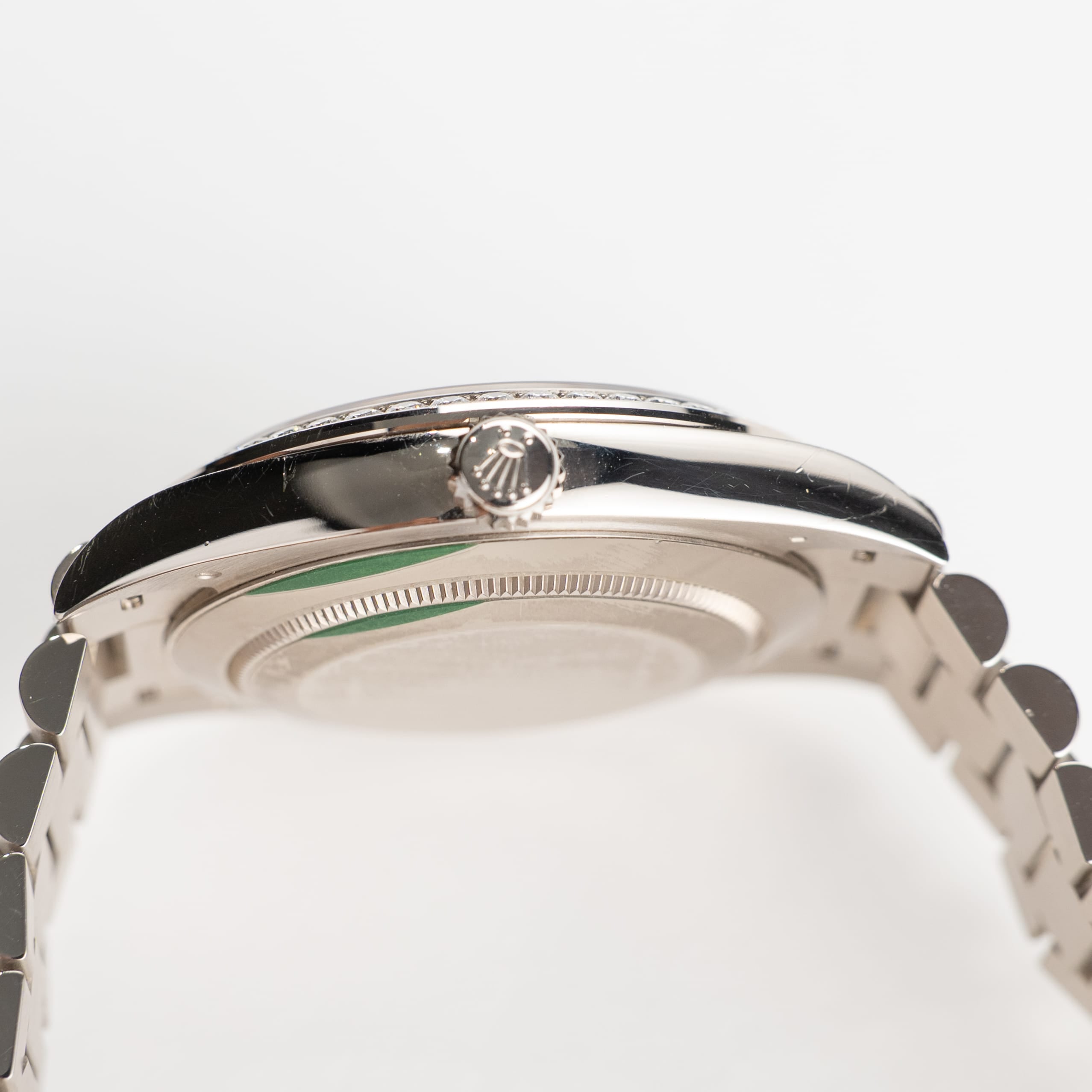 Rolex Day-Date 40 228349RBR White Gold Meteorite Dial Diamond Set (2022)