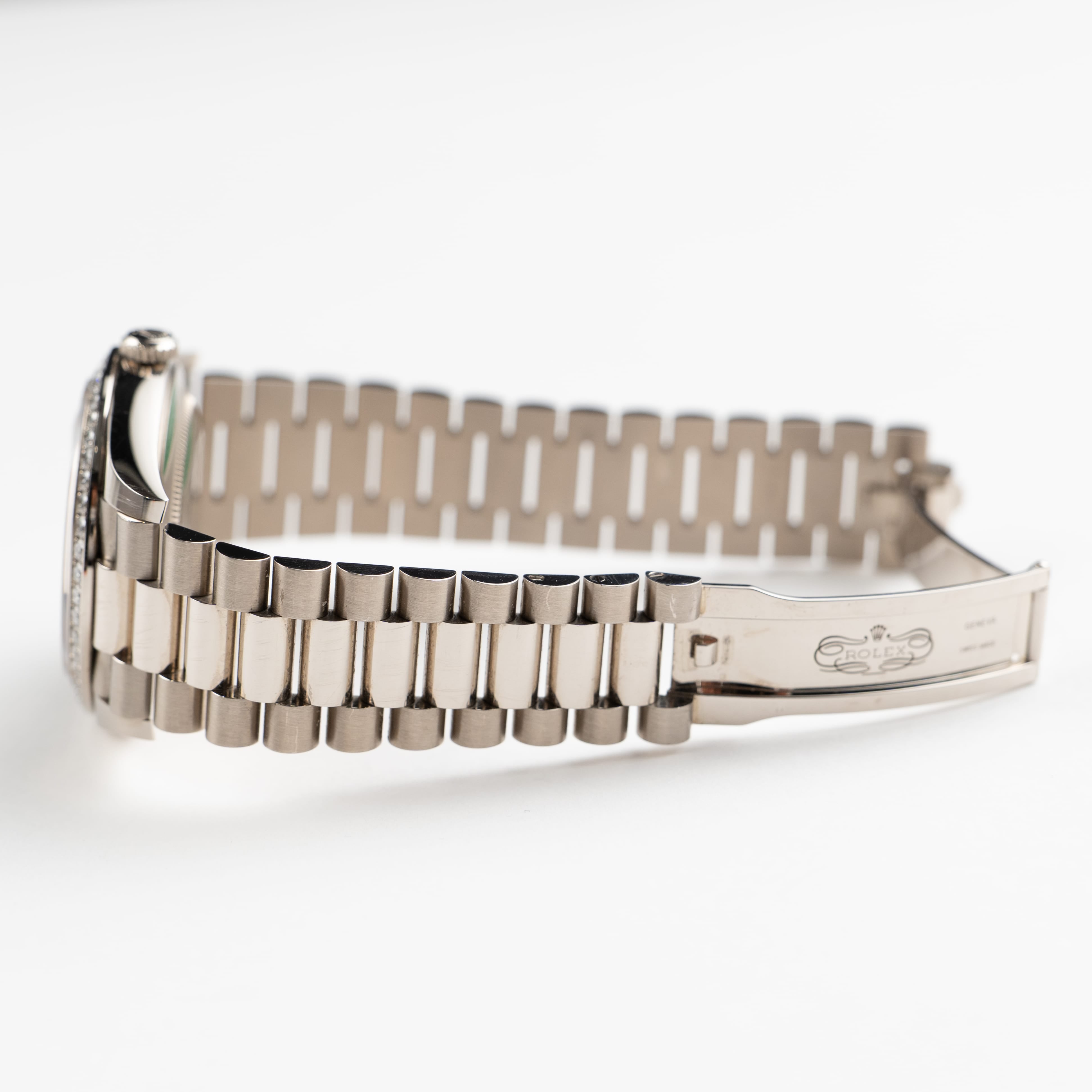 Rolex Day-Date 40 228349RBR White Gold Meteorite Dial Diamond Set (2022)